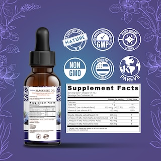Foto 4 | Aceite de Semilla Negra Gurunanda Nigella Sativa 59 ml - Venta Internacional