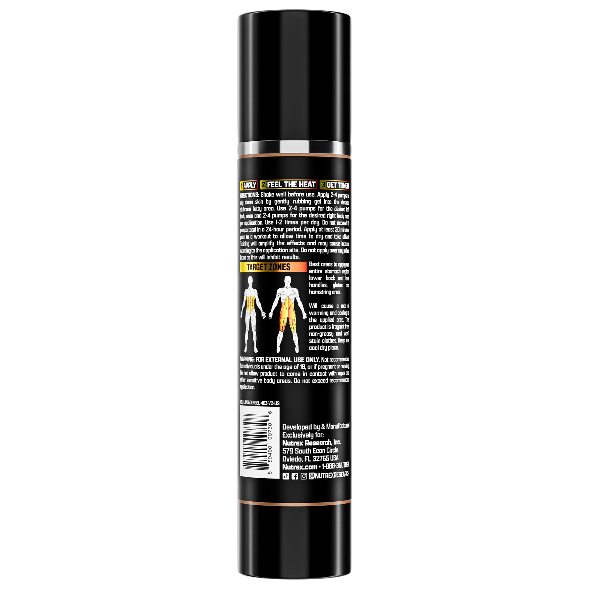 Foto 3 pulgar | Gel Definitorio Nutrex Research Lipo 6 Anticelulítico 120 Ml - Venta Internacional.