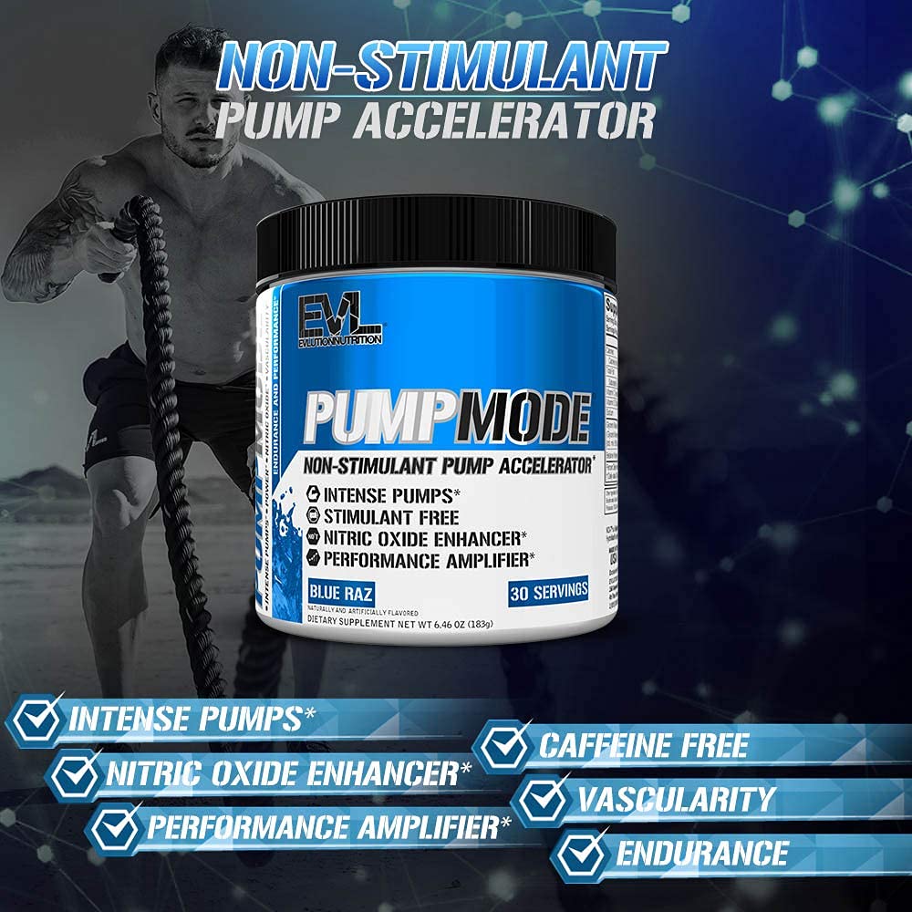 Foto 7 pulgar | Suplemento De Óxido Nítrico Evl Pumpmode Para El Crecimiento Muscular - Venta Internacional.