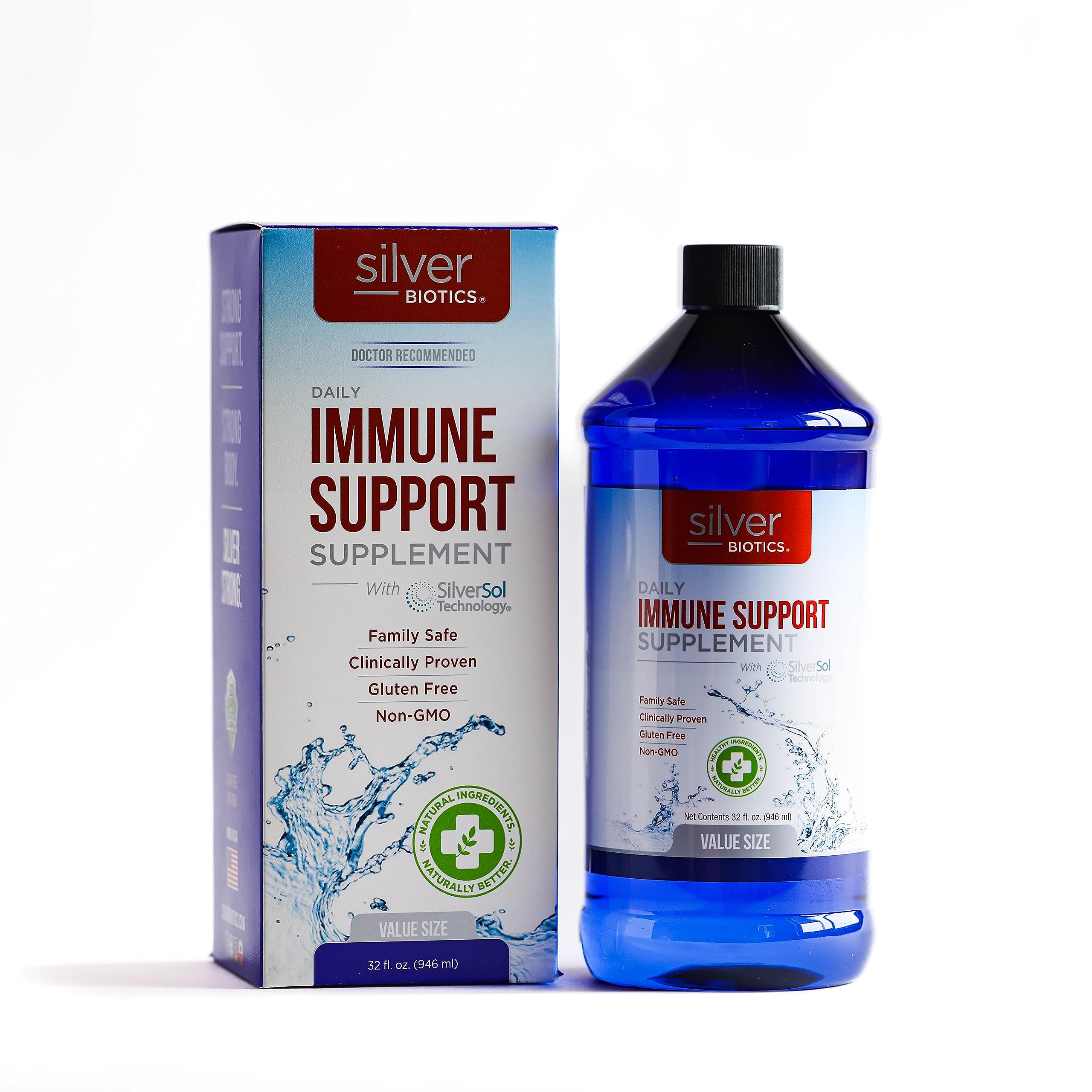 Foto 1 | Coloidal Nano Silversol Ago₂, 10 Ppm, 946 Ml, Ayuda Al Sistema Inmunitario - Venta Internacional.