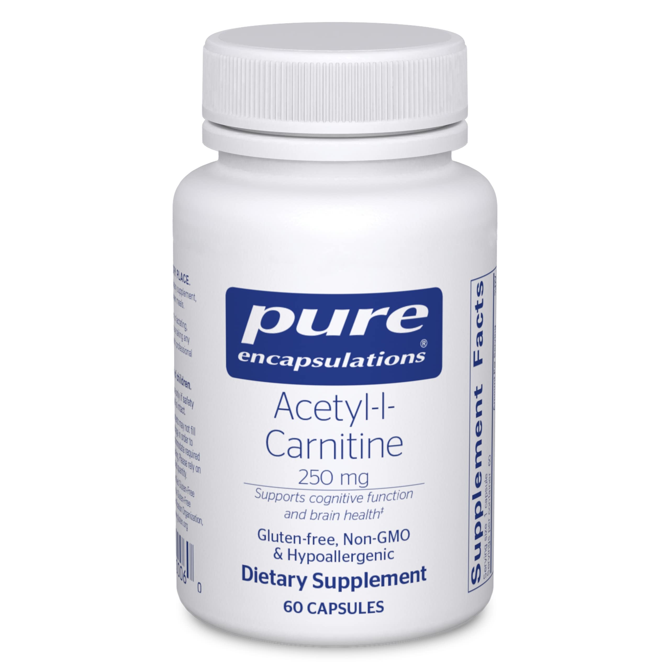 Foto 2 pulgar | Suplemento Memory & Brain Pure Encapsulations Acetil-l-carnitina 250 Mg 60 Cápsulas - Venta Internacional.