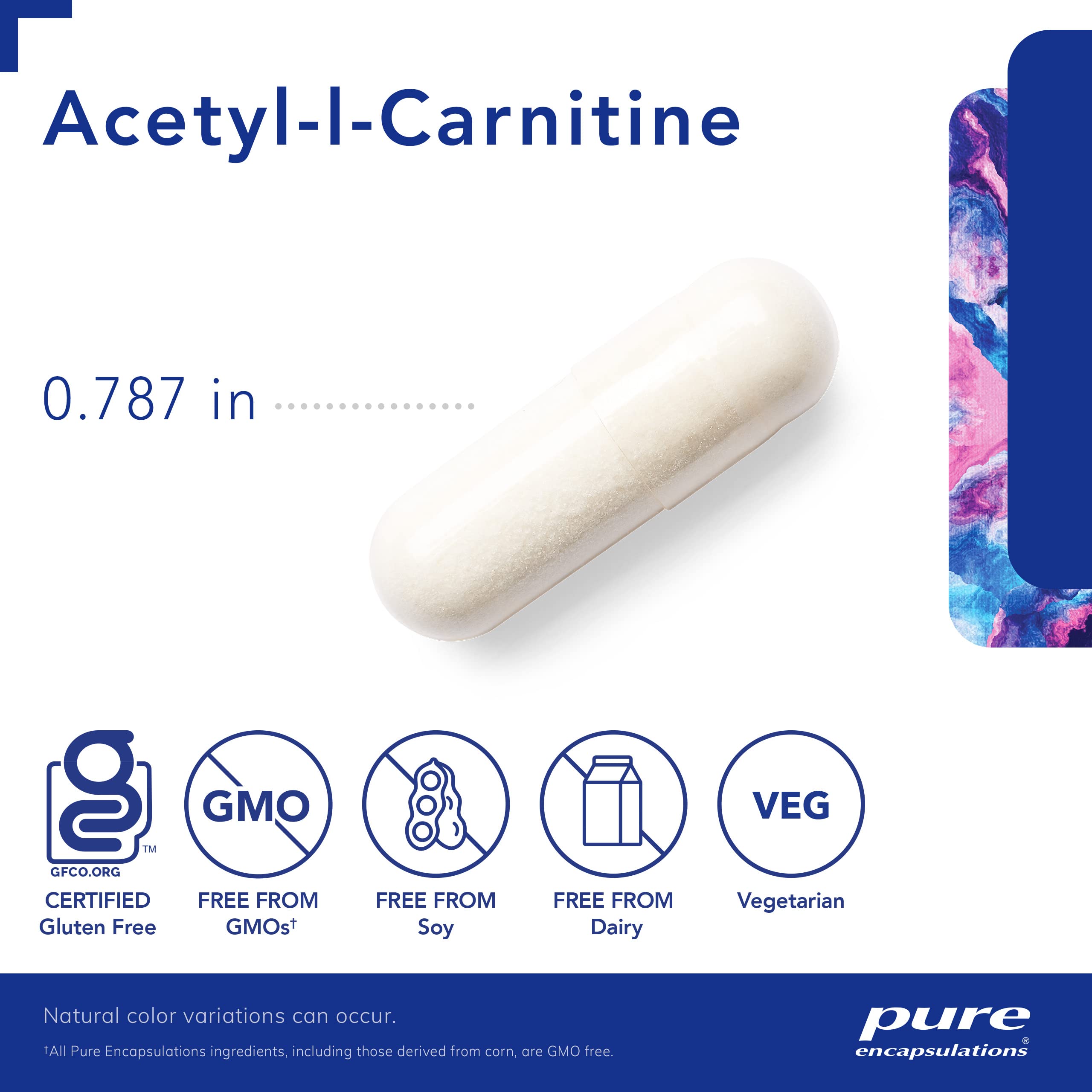 Foto 4 pulgar | Suplemento Memory & Brain Pure Encapsulations Acetil-l-carnitina 250 Mg 60 Cápsulas - Venta Internacional.