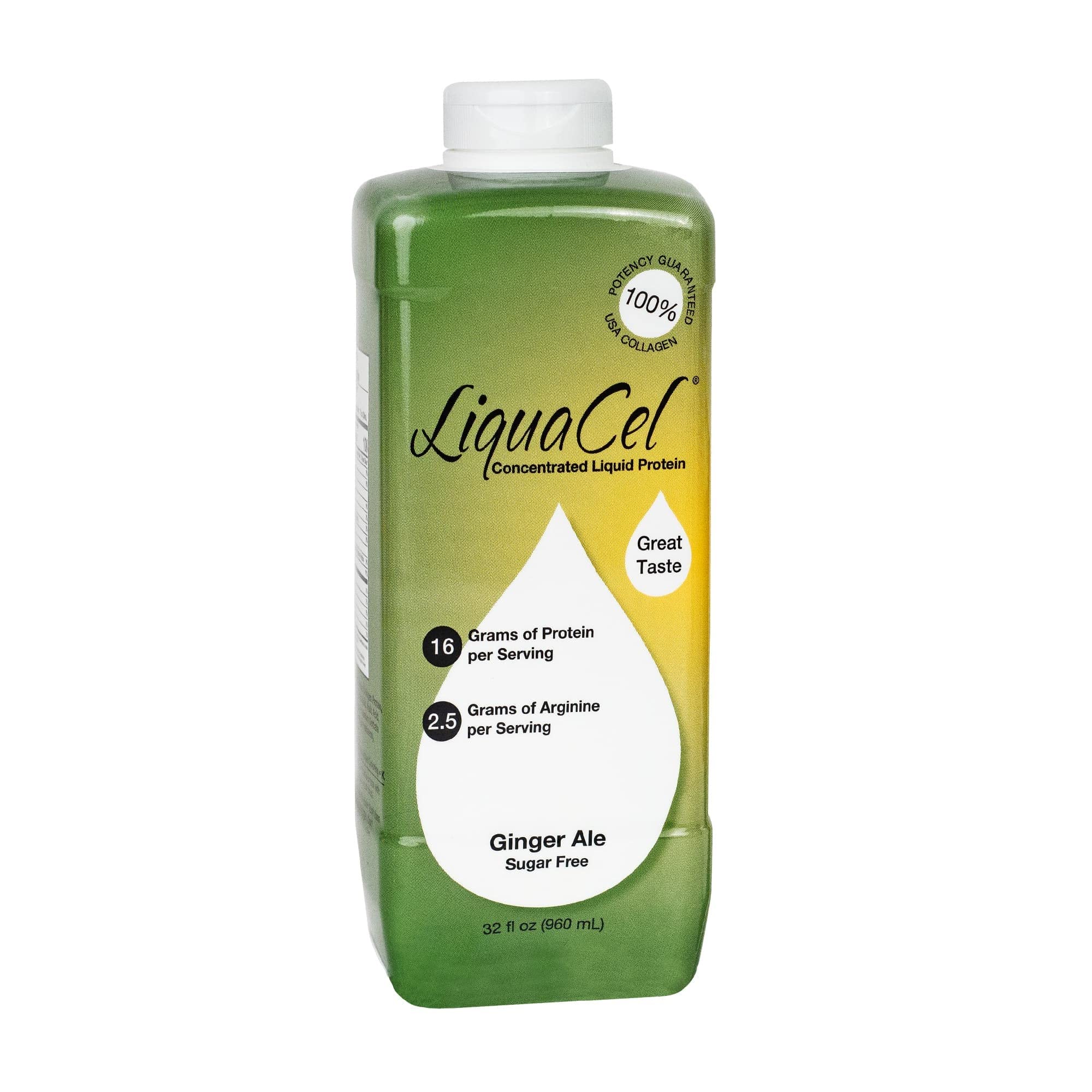 Foto 2 pulgar | Liquid Protein Liquacel Ginger-ale Sin Azúcar, Botella De 946 Ml - Venta Internacional.