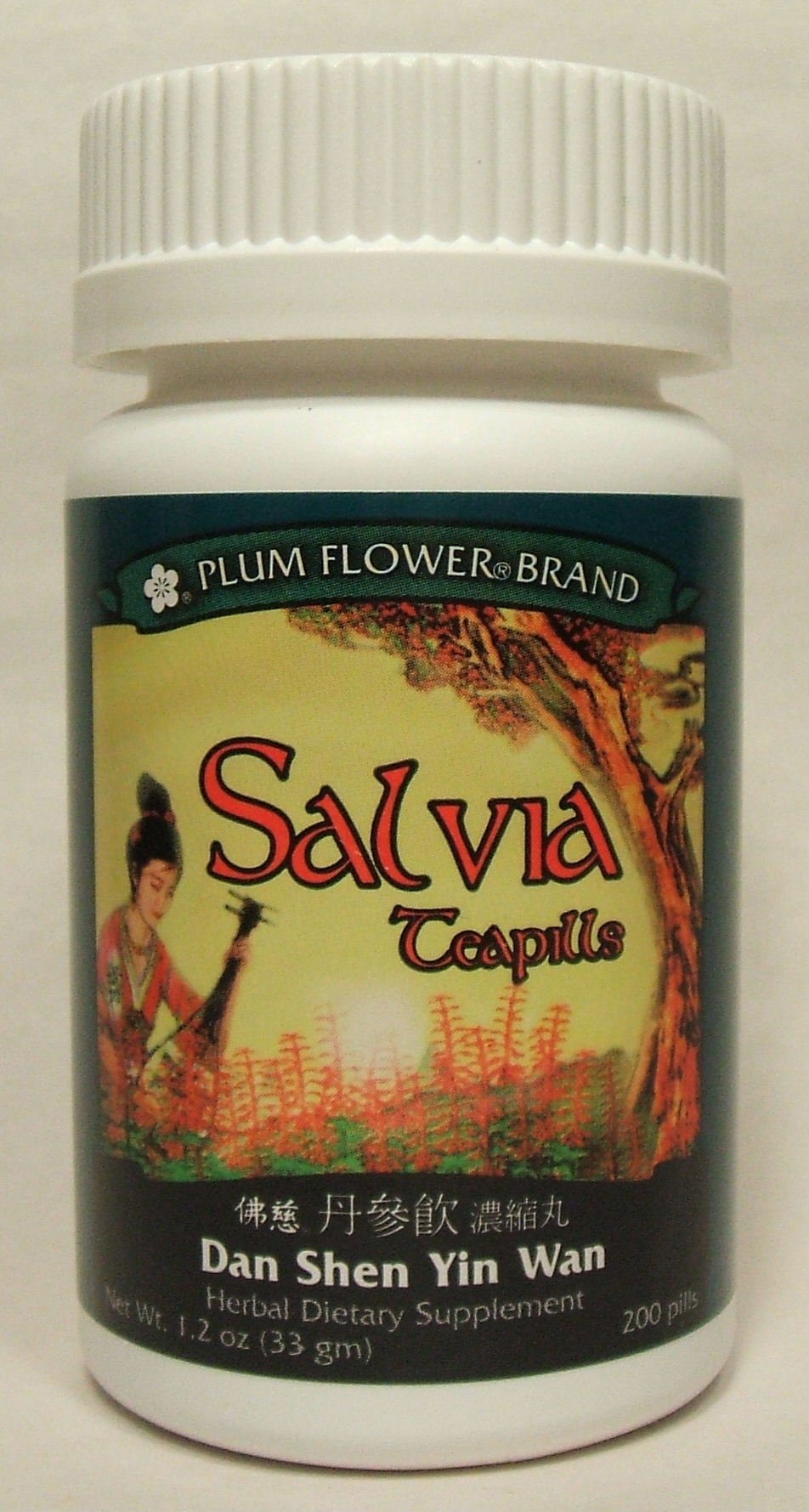 Foto 2 pulgar | Suplementos Teapills Plum Flower Salvia Shen Yin Wan 200 Pastillas - Venta Internacional