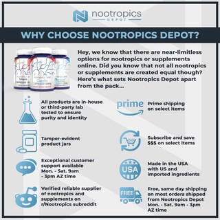 Foto 6 | Suplemento Nootropics Depot, Palmitoiletanolamida, 400 Mg, Cápsulas - Venta Internacional.