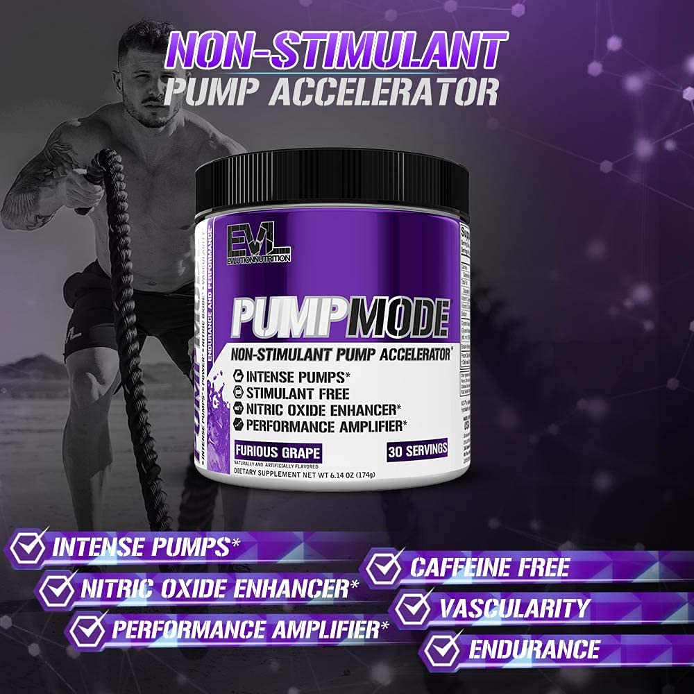 Foto 7 pulgar | Suplemento De Óxido Nítrico Evl Pumpmode Con Glicerol Y Betaína - Venta Internacional.