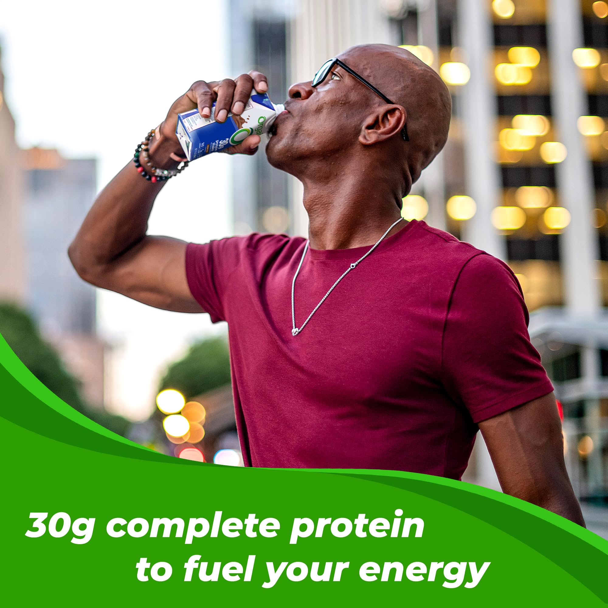 Foto 4 pulgar | Batido De Proteínas Orgain Chocolate Fudge, 30 G, Alto Contenido De Proteínas, 330 Ml - Venta Internacional.