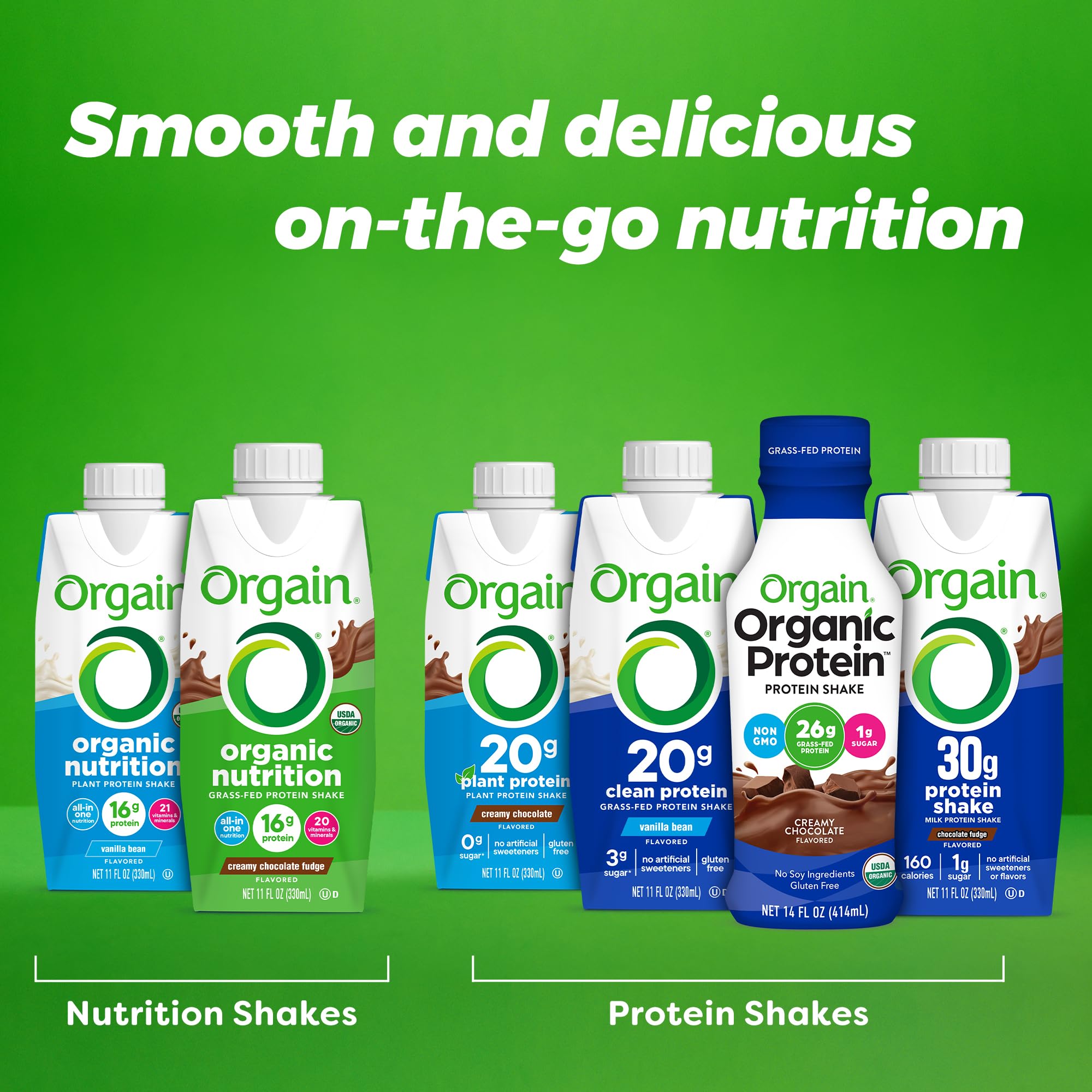 Foto 8 pulgar | Batido De Proteínas Orgain Chocolate Fudge, 30 G, Alto Contenido De Proteínas, 330 Ml - Venta Internacional.