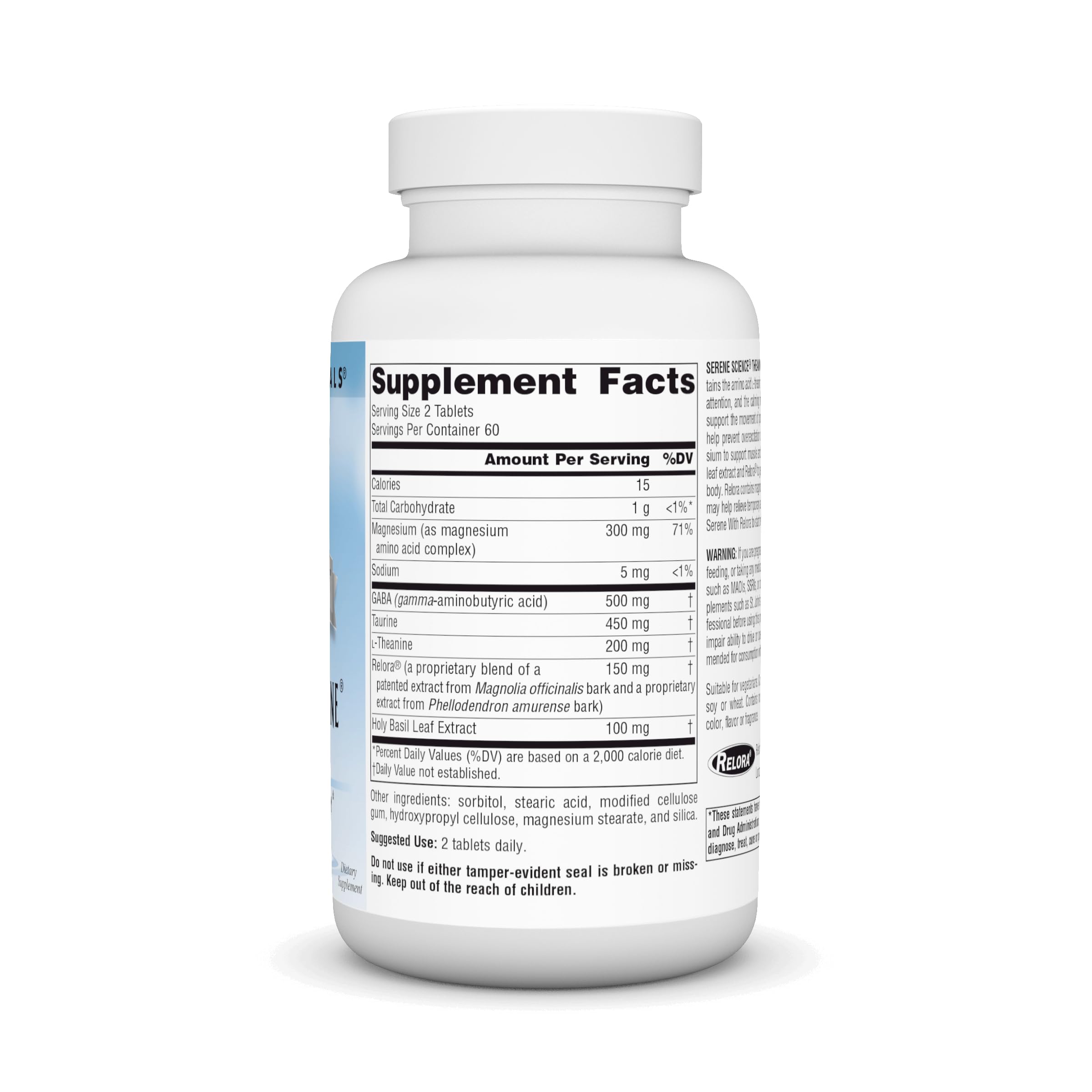 Foto 4 pulgar | Supplement Source Naturals Theanine Serene Con Relora 120 Tabletas - Venta Internacional.
