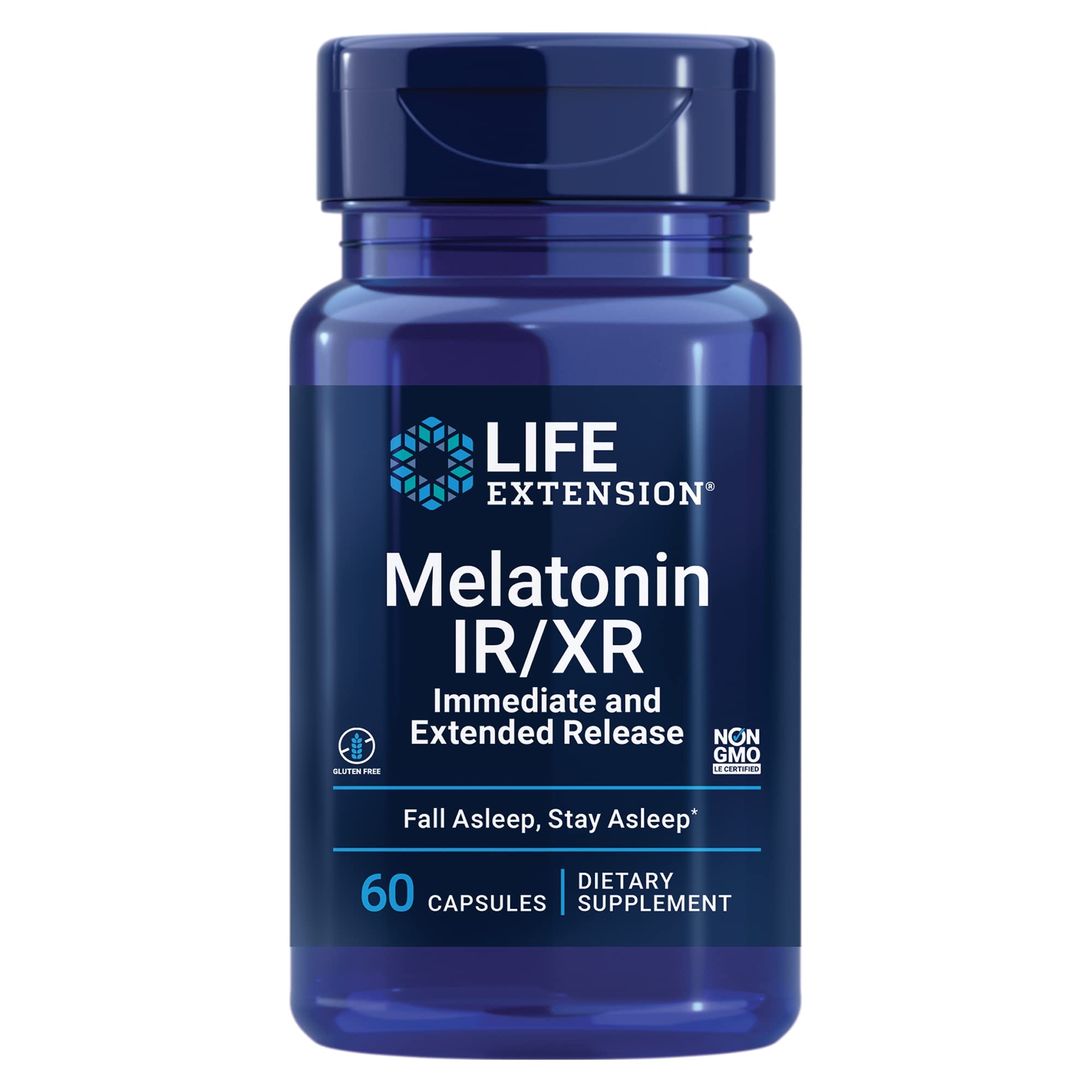 Foto 1 | Suplemento Life Extension Melatonina Ir/xr 1,5 Mg 60 Cápsulas - Venta Internacional.