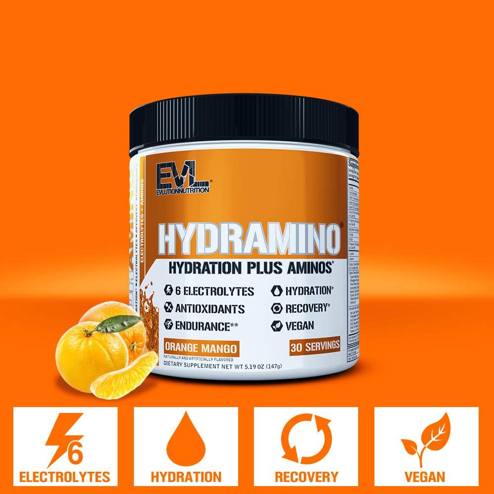 Foto 5 pulgar | Multiplicador De Hidratación Evolution Nutrition Hydramino 30 Serv - Venta Internacional.