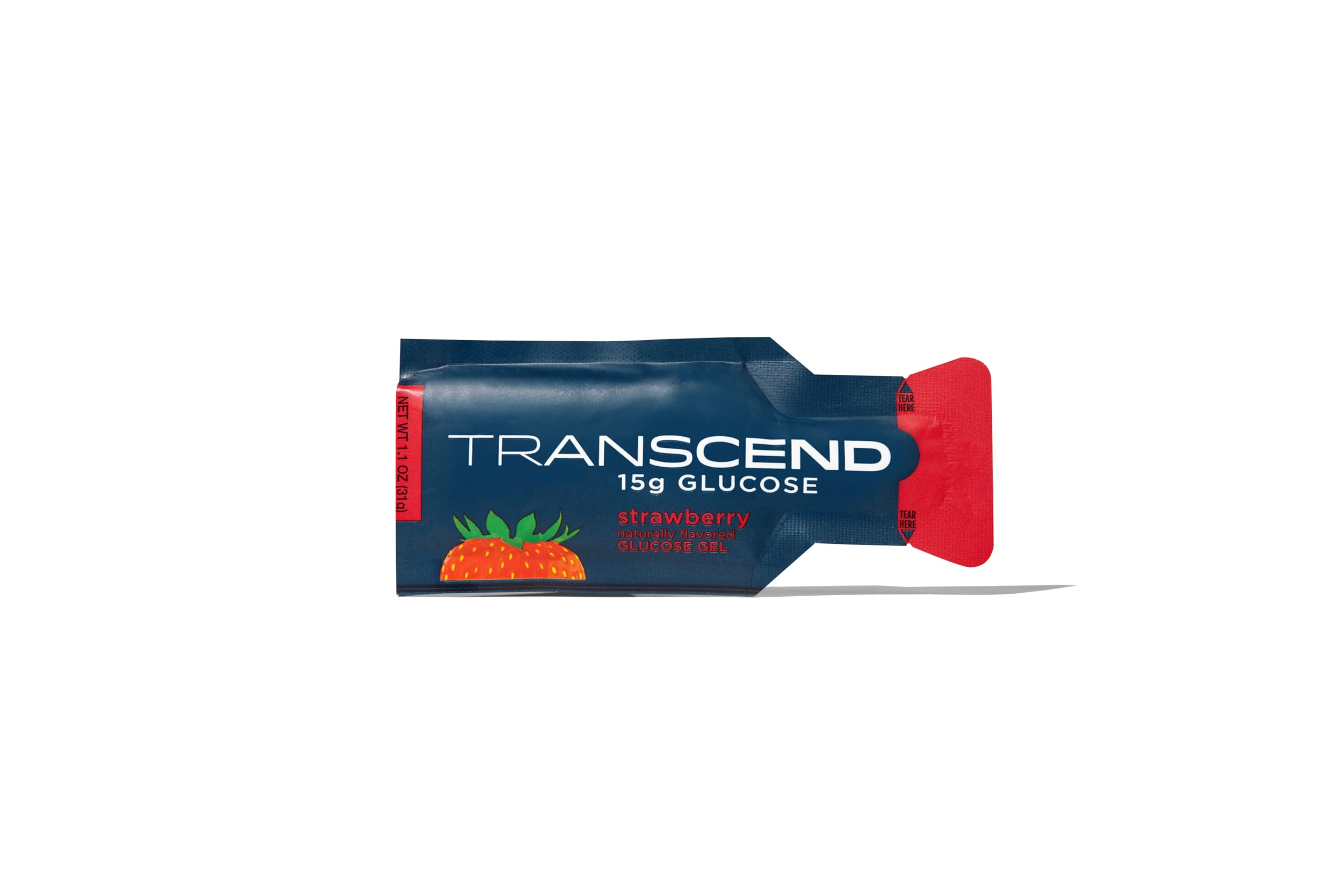 Foto 5 pulgar | Gel Energético Transcend Foods Fresa, 30 Ml, Paquete De 10 - Venta Internacional.