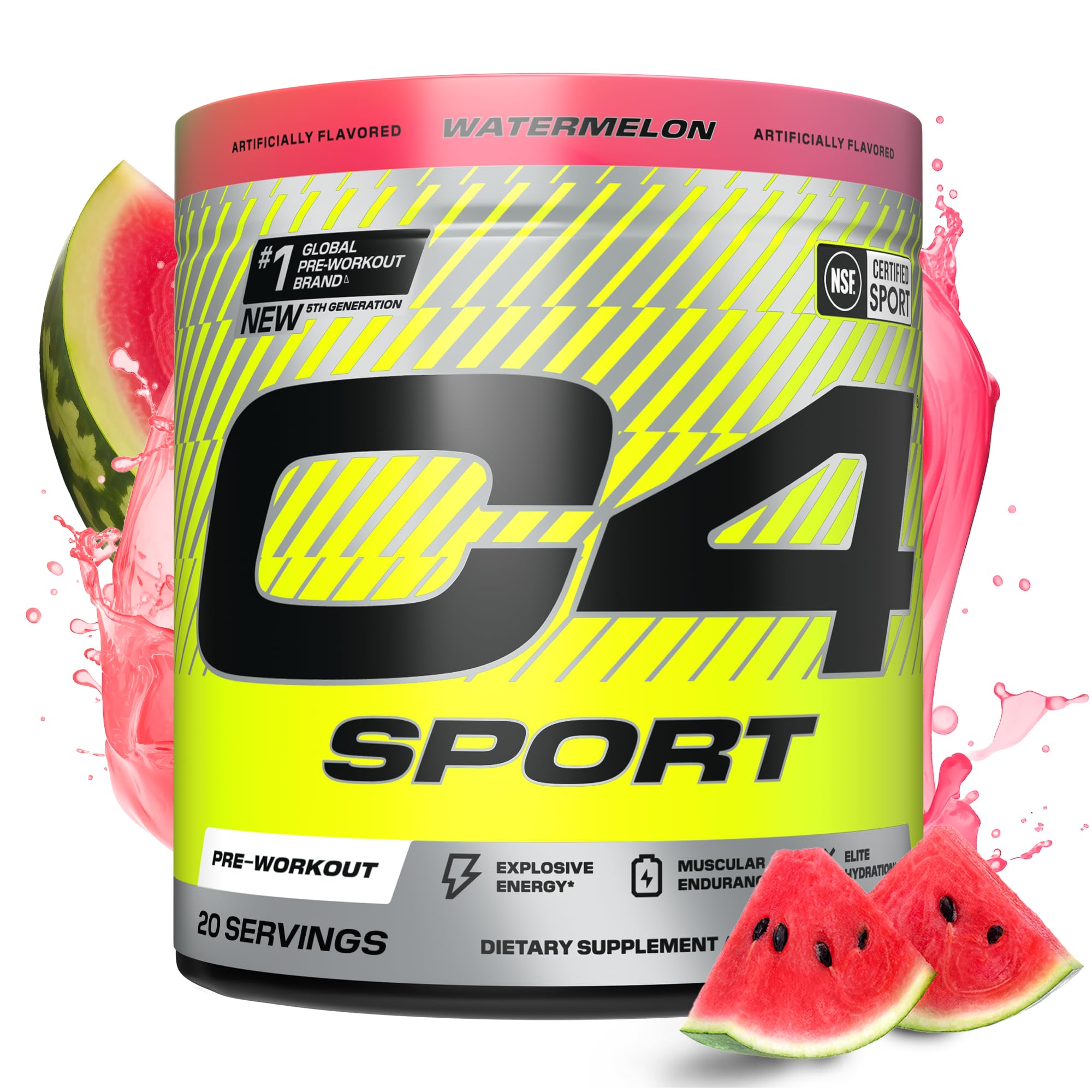 Foto 2 pulgar | Polvo Pre Workout Cellucor C4 Sport Sandía, 20 Porciones - Venta Internacional.