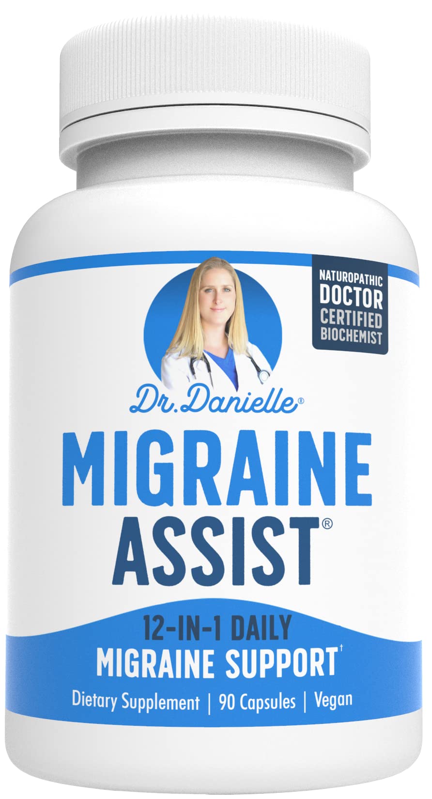 Suplemento Doctor Danielle Migraine Assist Con Magnesio - Venta Internacional.