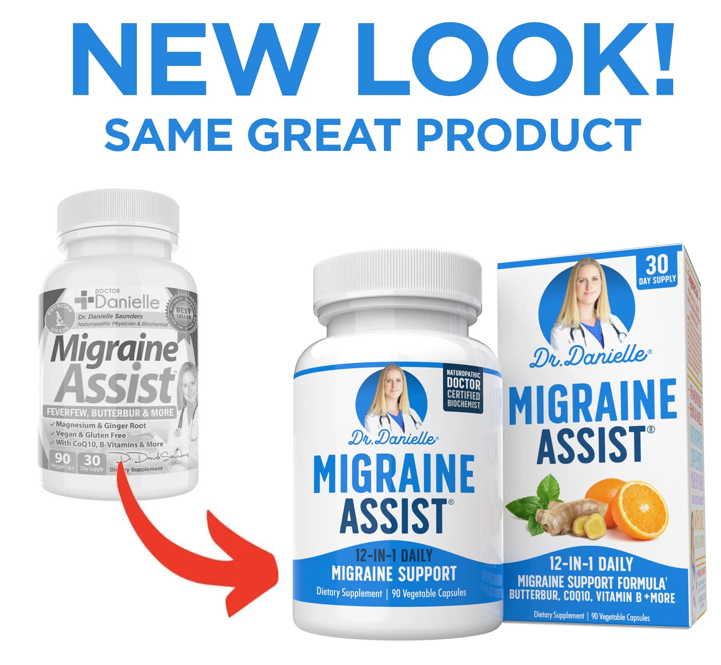 Foto 2 | Suplemento Doctor Danielle Migraine Assist Con Magnesio - Venta Internacional.