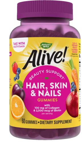 ¡complementa Nature's Way Alive! Gomitas Para Cabello, Piel Y Uñas - Venta Internacional.
