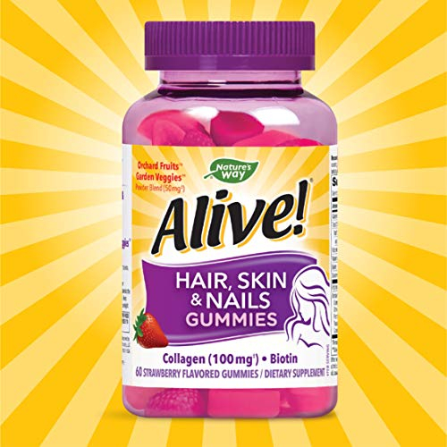 Foto 3 pulgar | ¡complementa Nature's Way Alive! Gomitas Para Cabello, Piel Y Uñas - Venta Internacional.