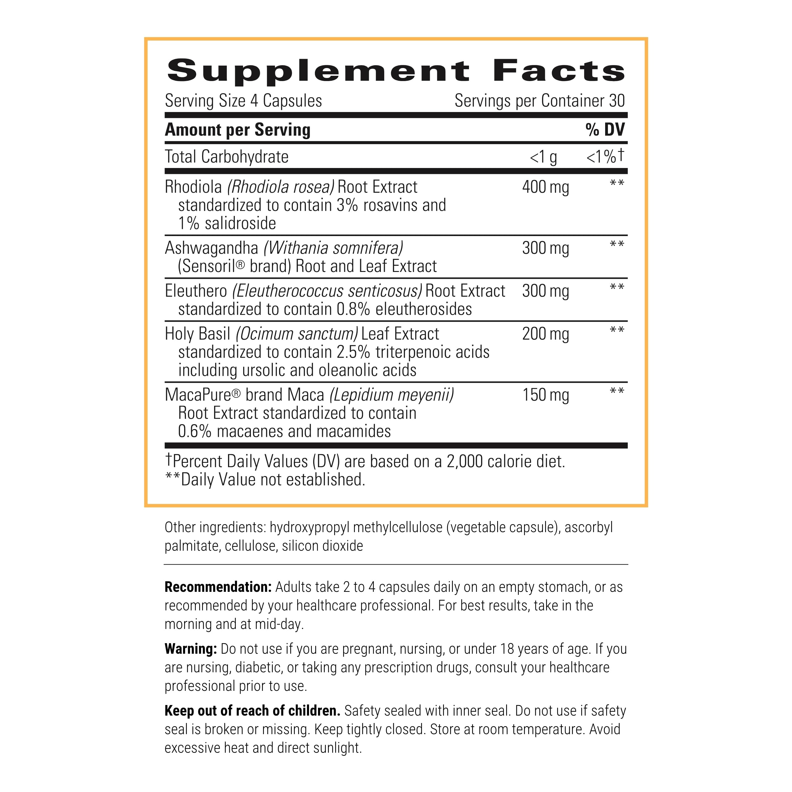 Foto 2 | Suplemento Integrative Therapeutics Hpa Adapt 120 Cápsulas Veganas - Venta Internacional.