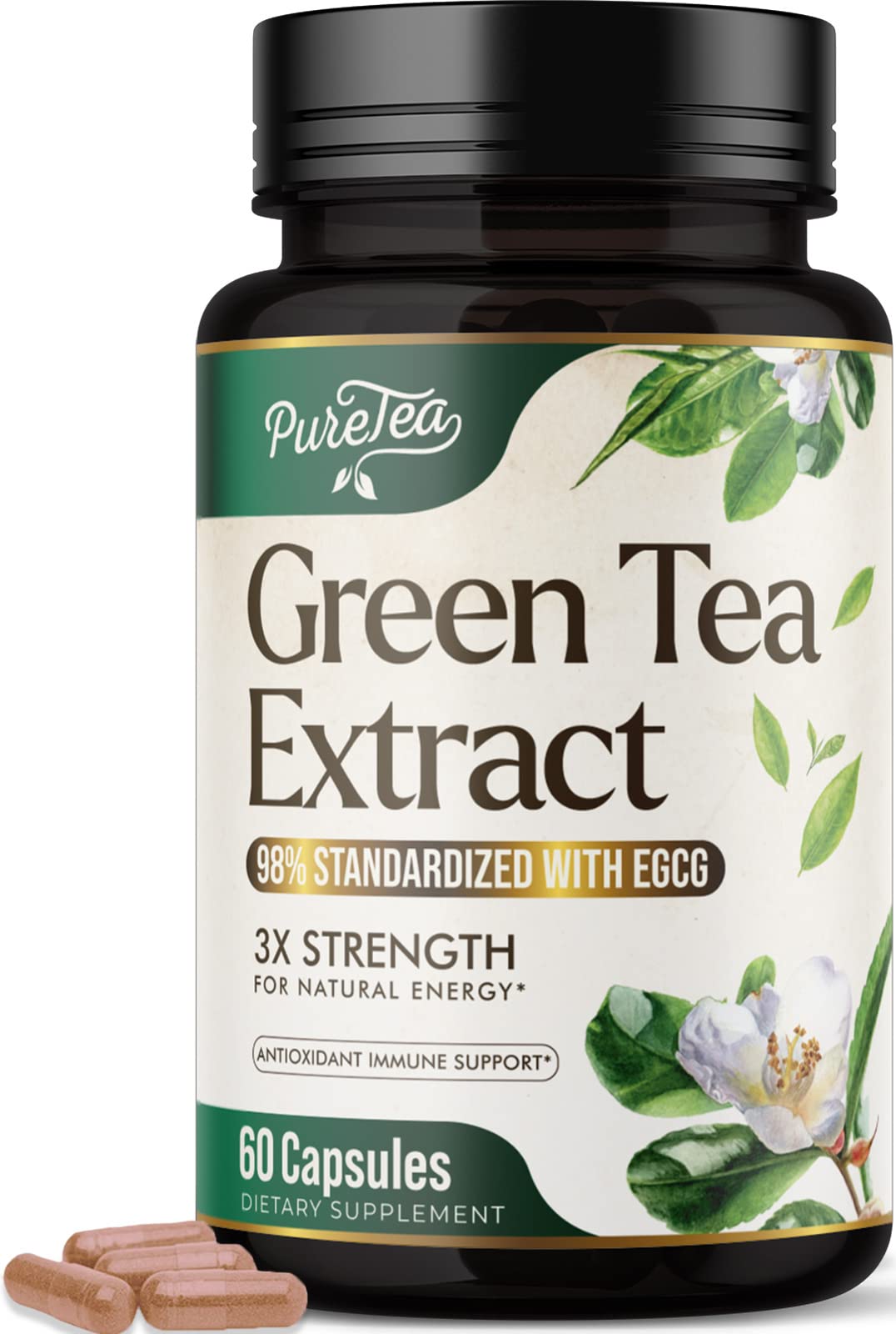 Foto 2 pulgar | Suplemento De Cápsulas De Extracto De Té Verde De 1000 Mg Con 98% De Egcg - Venta Internacional.