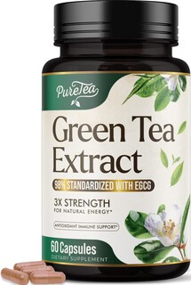 Foto 1 | Suplemento De Cápsulas De Extracto De Té Verde De 1000 Mg Con 98% De Egcg - Venta Internacional.