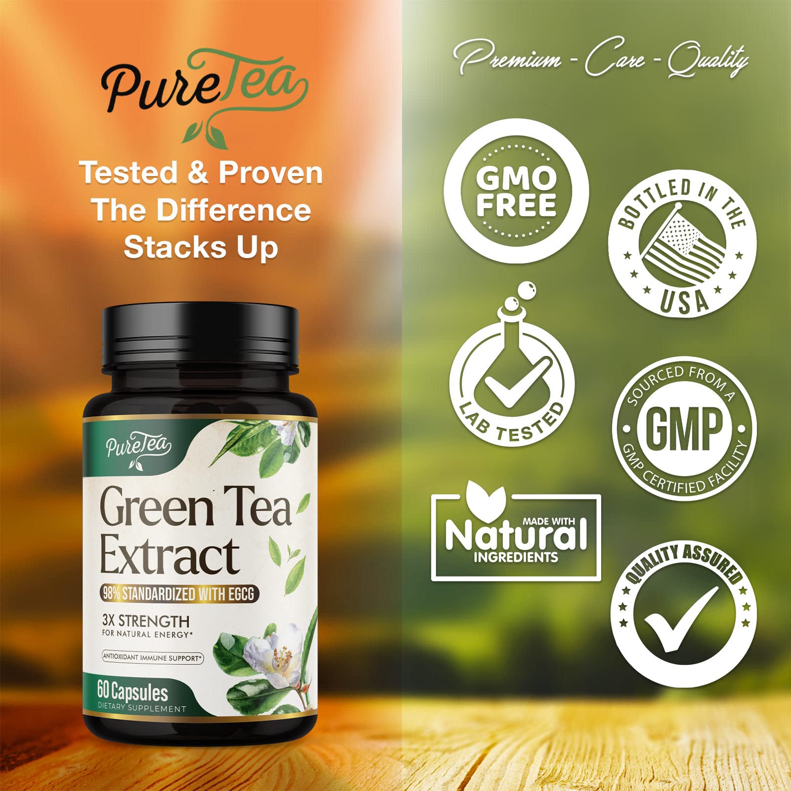 Foto 5 pulgar | Suplemento De Cápsulas De Extracto De Té Verde De 1000 Mg Con 98% De Egcg - Venta Internacional.