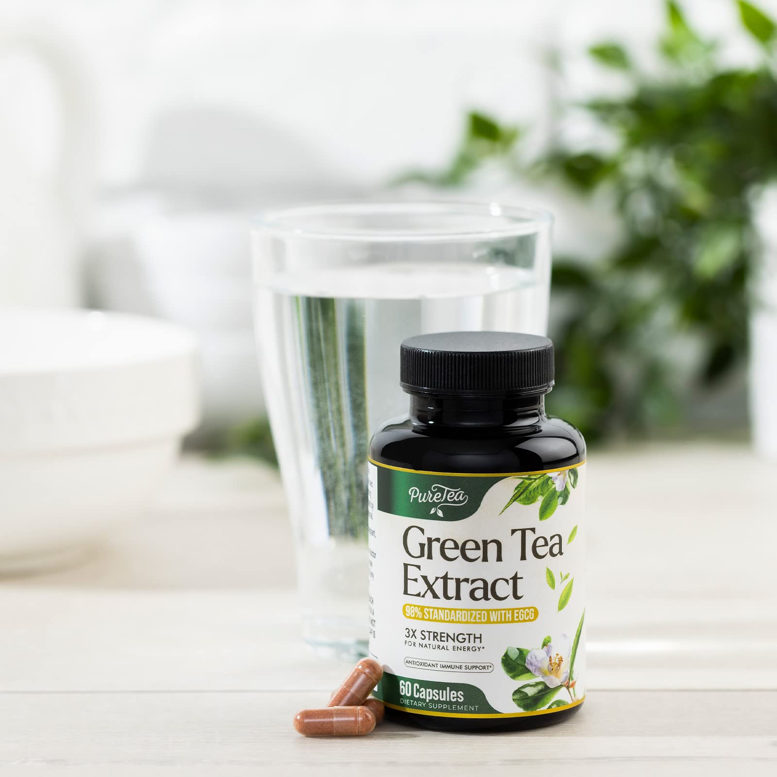 Foto 8 pulgar | Suplemento De Cápsulas De Extracto De Té Verde De 1000 Mg Con 98% De Egcg - Venta Internacional.