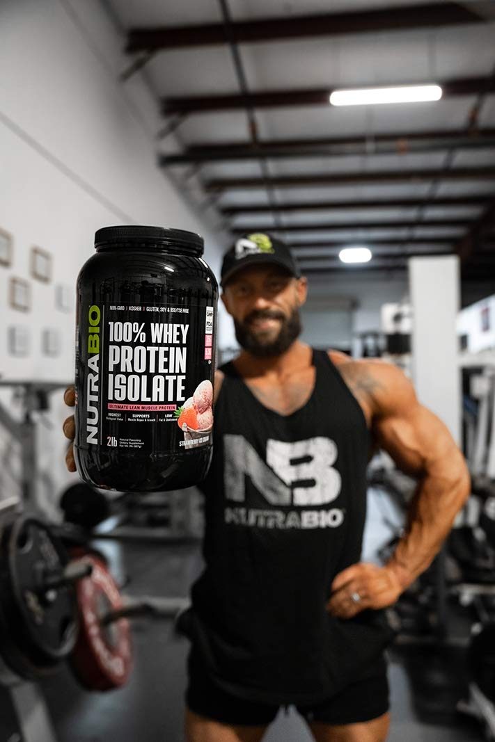 Foto 7 pulgar | Suplemento Proteico Nutrabio Whey Protein Isolate 25 G Protein - Venta Internacional.