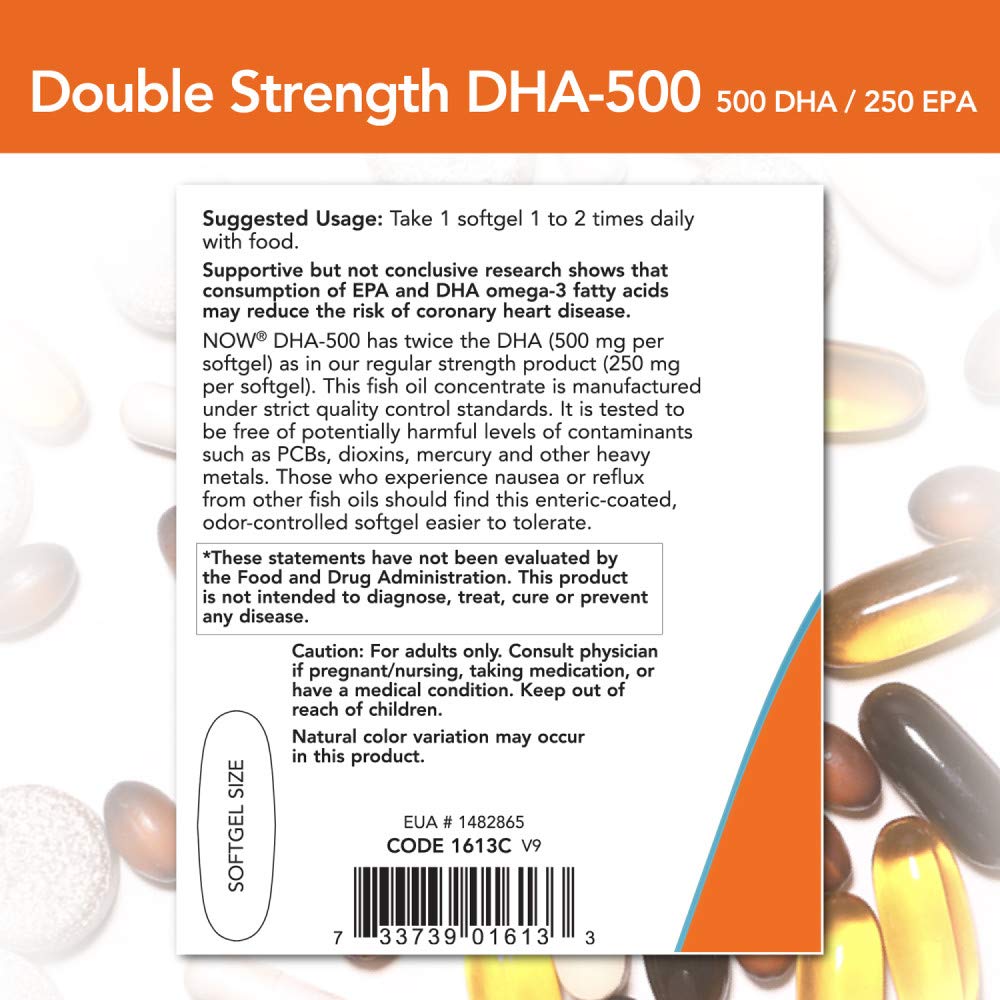 Foto 3 | Complemente Now Dha-500 Con 250 Epa, 180 Cápsulas Blandas - Venta Internacional.