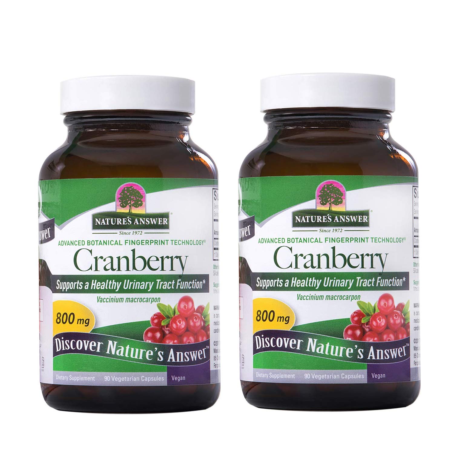 Foto 1 | Suplemento Nature's Answer Cranberry Fruit 90 Cápsulas X2 - Venta Internacional.