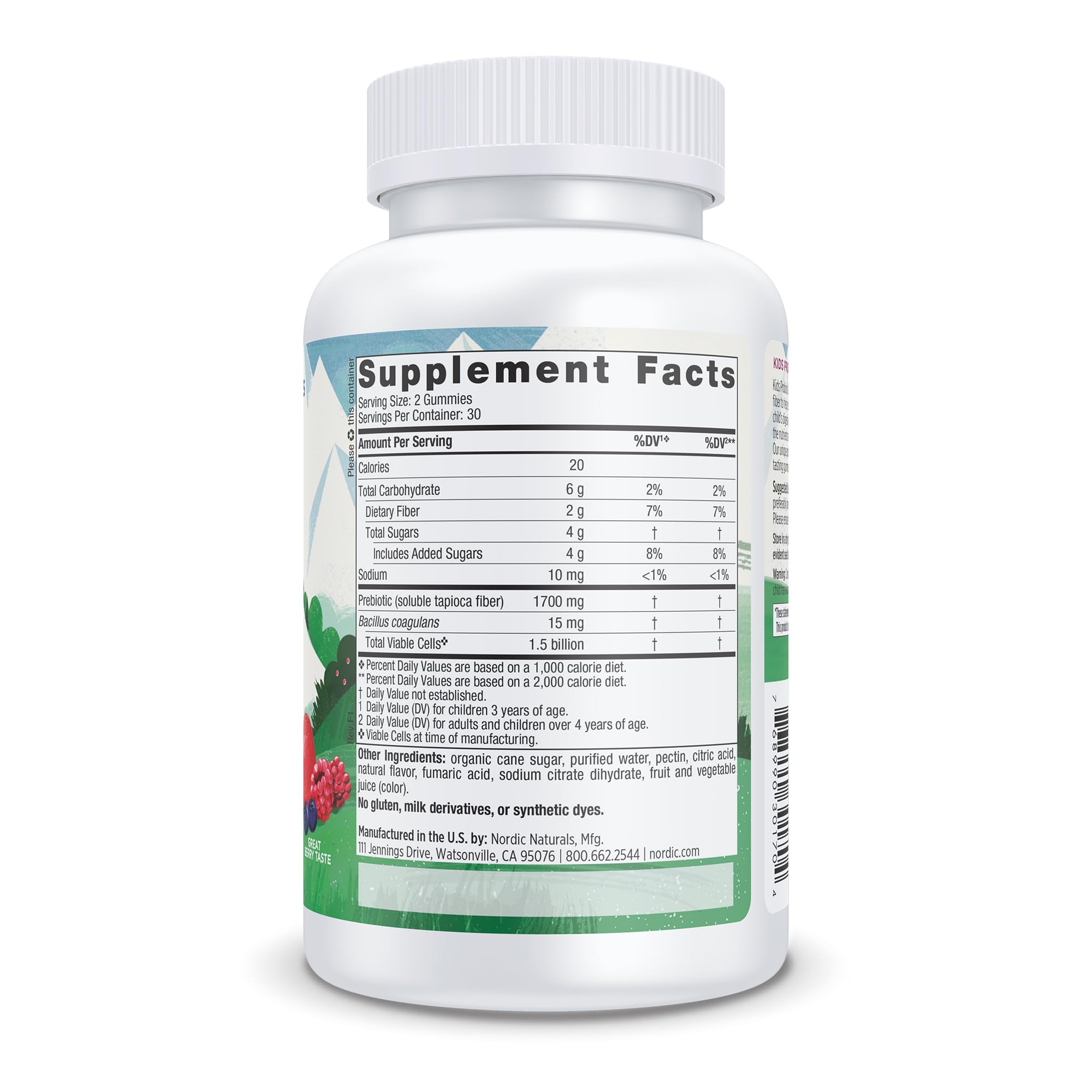 Foto 5 pulgar | Gomitas Probióticas Nordic Naturals Kids Nordic Flora, 60 Unidades - Venta Internacional.
