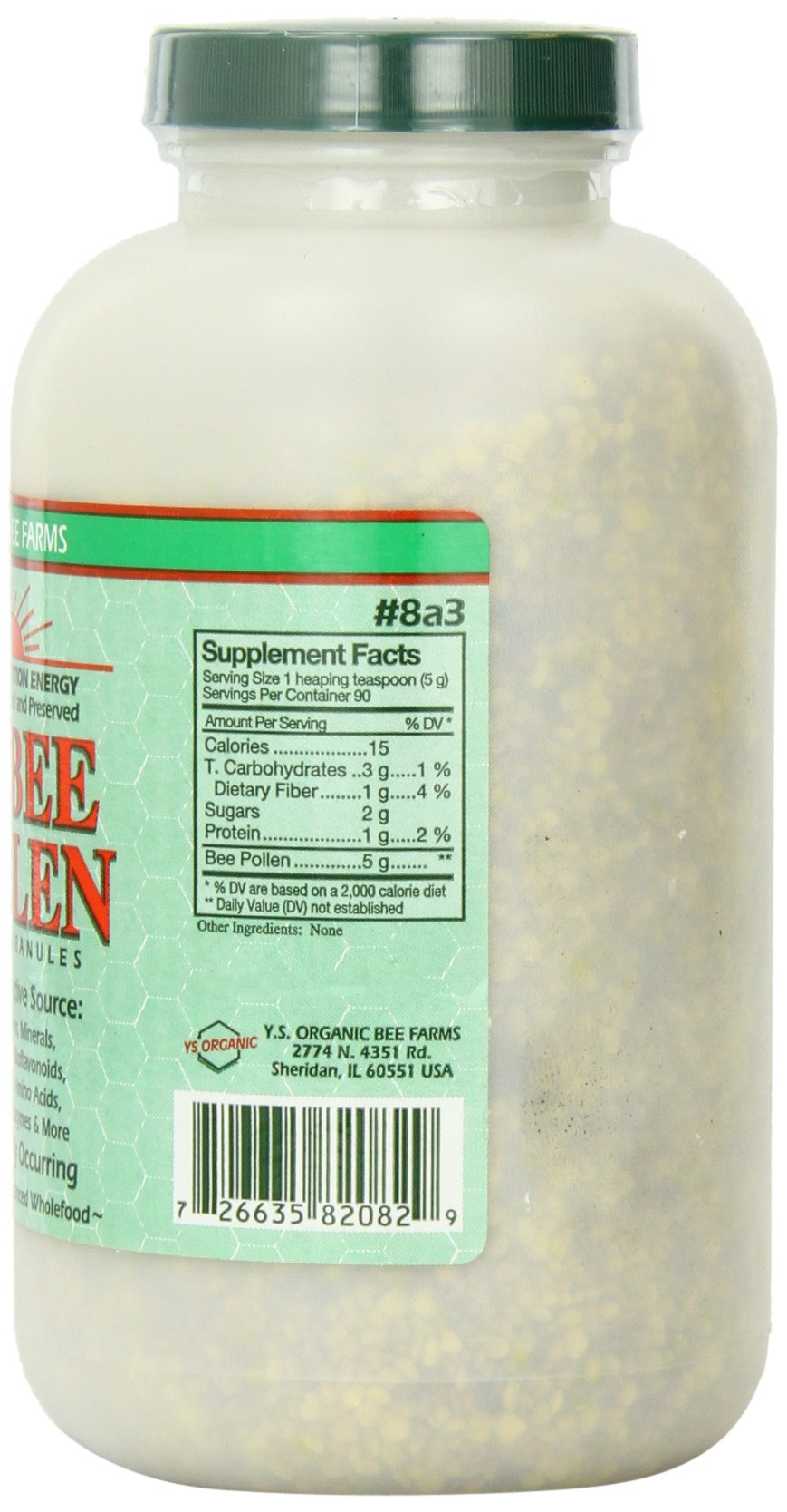 Foto 3 pulgar | Gránulos De Polen De Abeja Y.s. Organic Bee Farms 473 Ml - Venta Internacional.