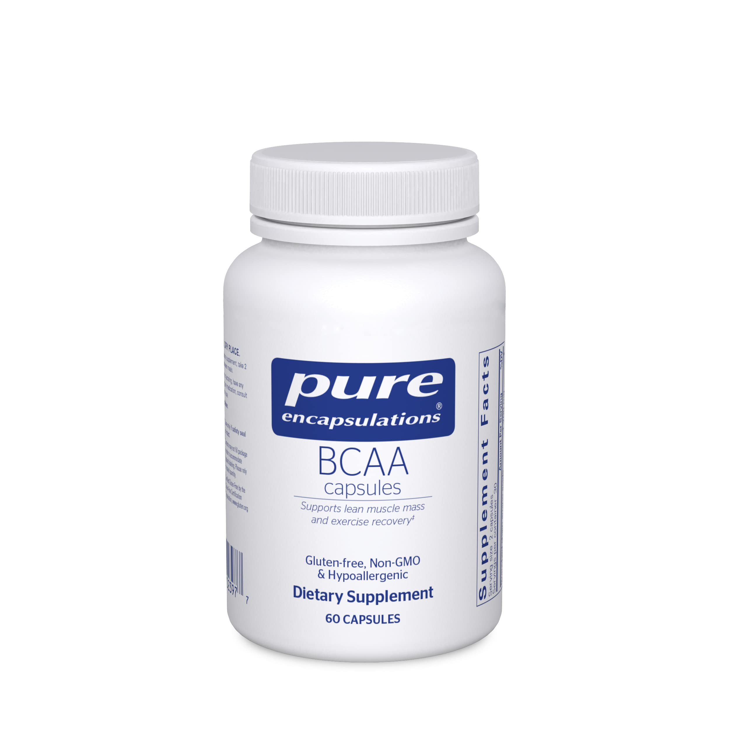 Foto 2 pulgar | Cápsulas De Bcaa Supplement Pure Encapsulations 60 Cápsulas - Venta Internacional.