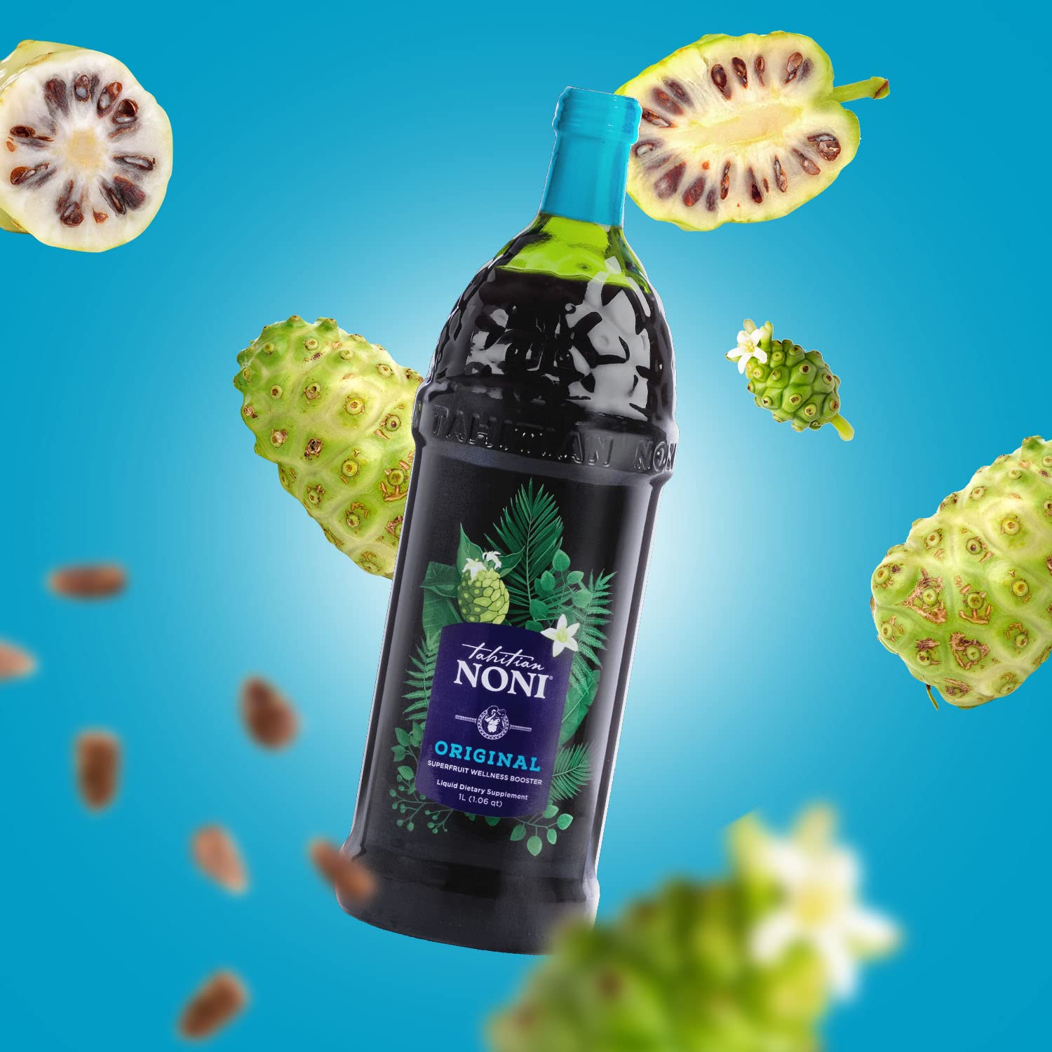 Foto 6 pulgar | Estuche Original Para Botellas Juice Tahitian Noni Morinda De 2 Litros, Color Azul - Venta Internacional.