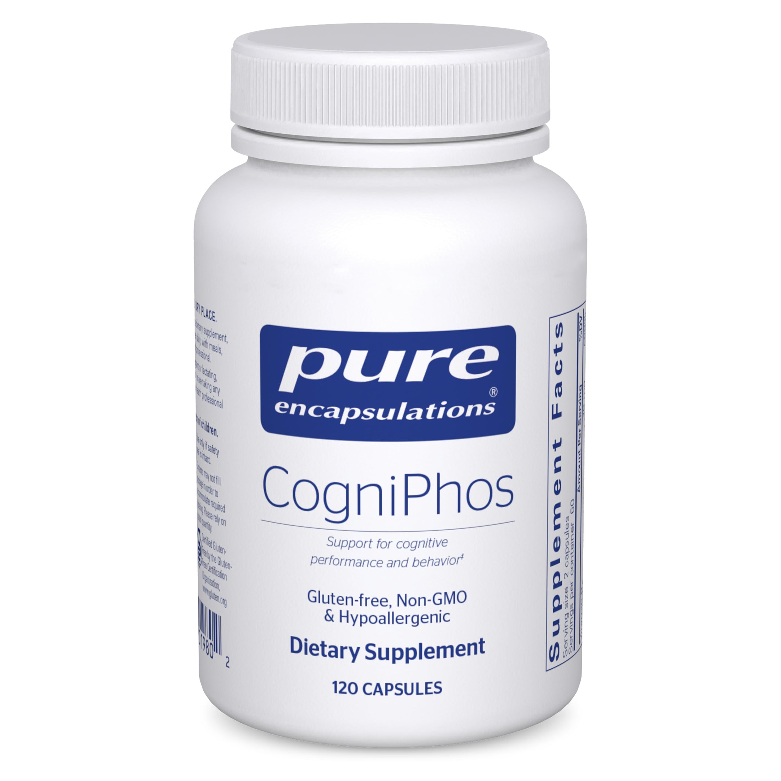 Foto 1 | Suplemento Pure Encapsulations Cogniphos 120 Cápsulas - Venta Internacional.