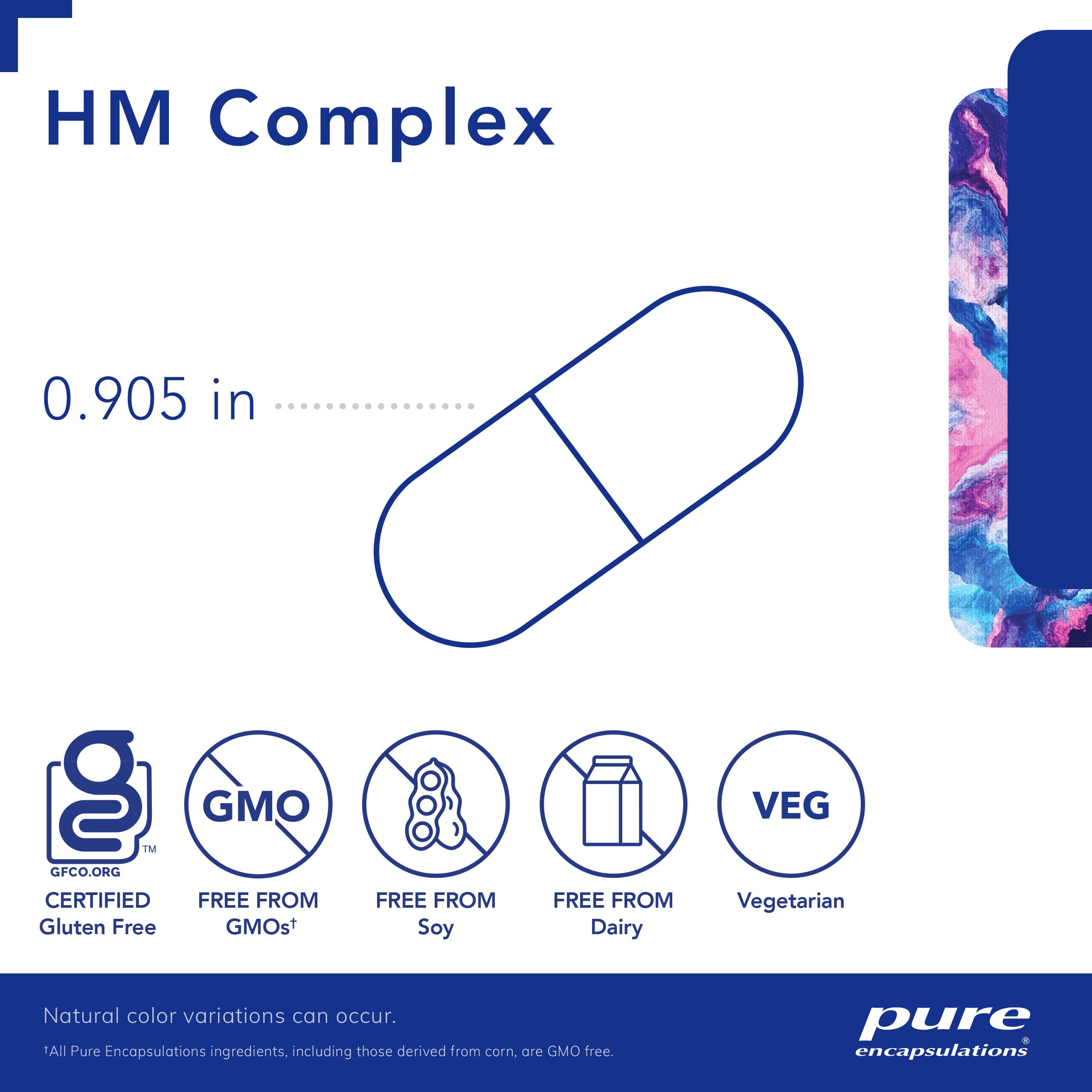 Foto 4 pulgar | Suplemento Pure Encapsulations Hm Complex 90 Cápsulas - Venta Internacional.