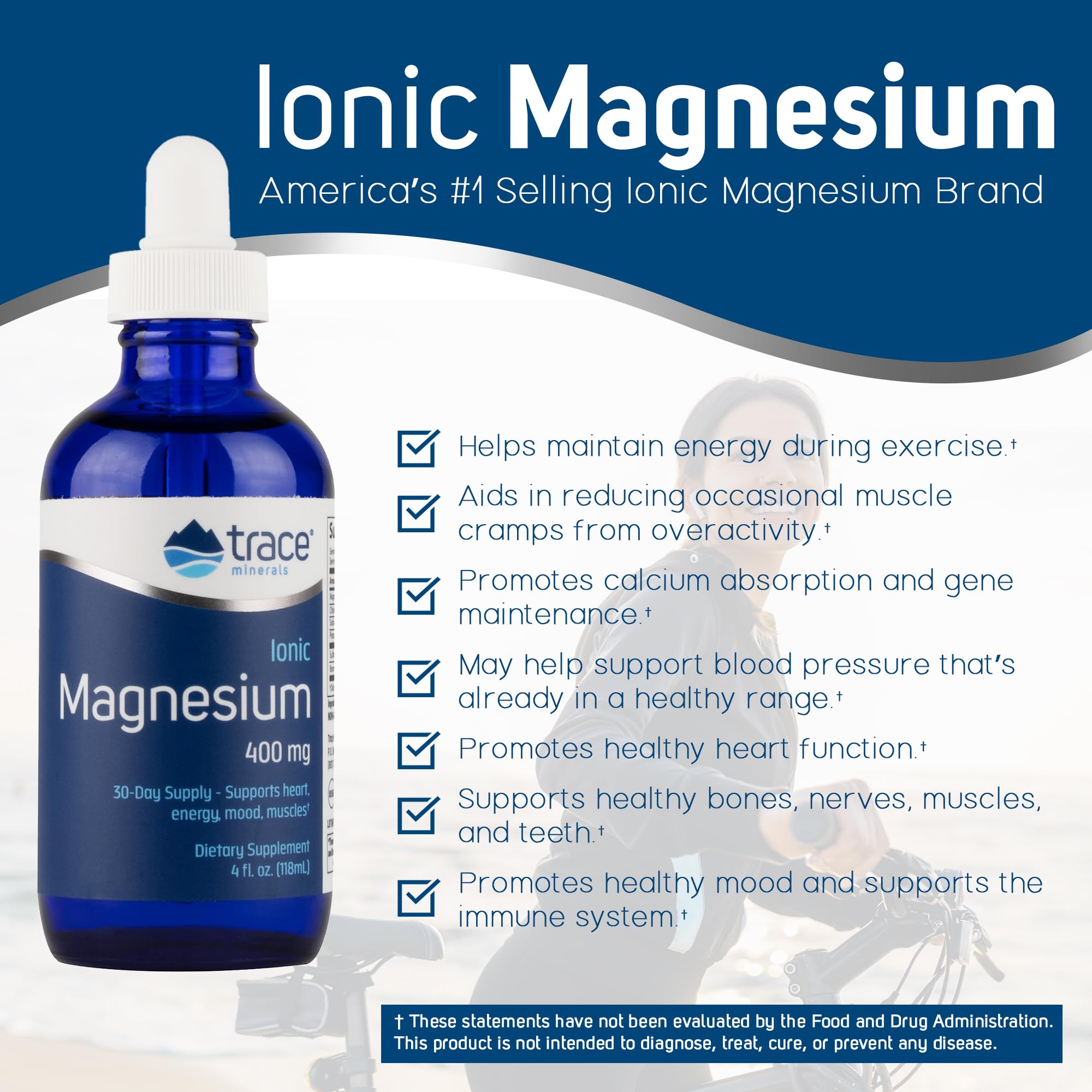 Foto 3 | Suplemento De Oligoelementos, Magnesio Iónico Líquido, 400 Mg - Venta Internacional.