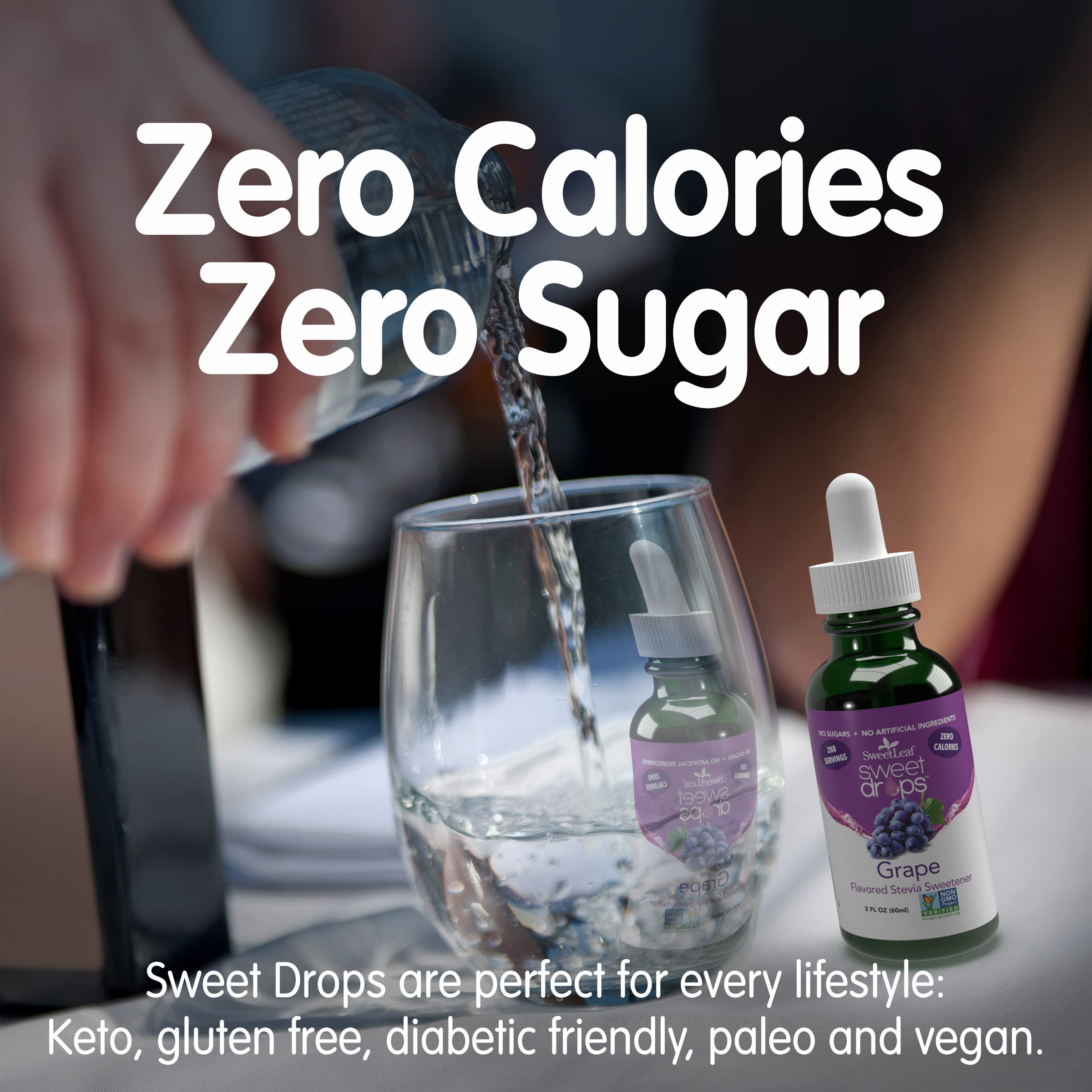 Foto 6 pulgar | Sweetleaf Sweet Drops, Edulcorante Líquido Con Stevia, Uva, 60 Ml - Venta Internacional.