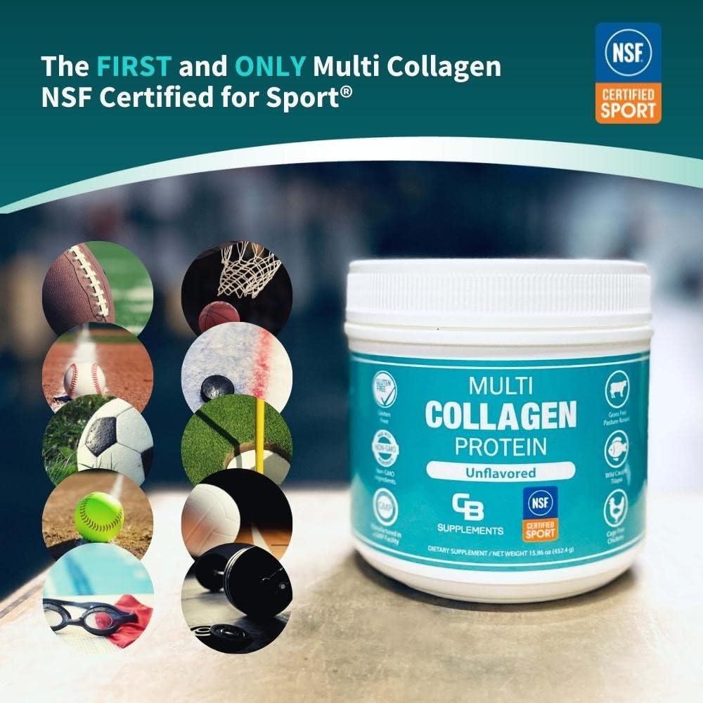 Foto 3 pulgar | Suplementos De Proteína De Colágeno En Polvo Cb Certificados Por La Nsf, 58 Serv - Venta Internacional.