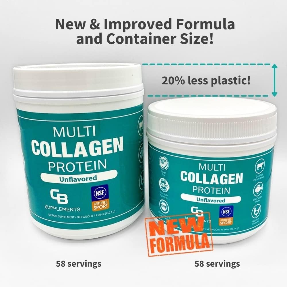 Foto 4 pulgar | Suplementos De Proteína De Colágeno En Polvo Cb Certificados Por La Nsf, 58 Serv - Venta Internacional.