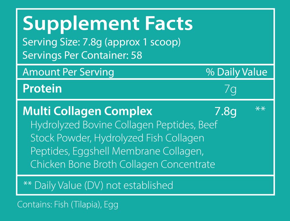 Foto 7 pulgar | Suplementos De Proteína De Colágeno En Polvo Cb Certificados Por La Nsf, 58 Serv - Venta Internacional.