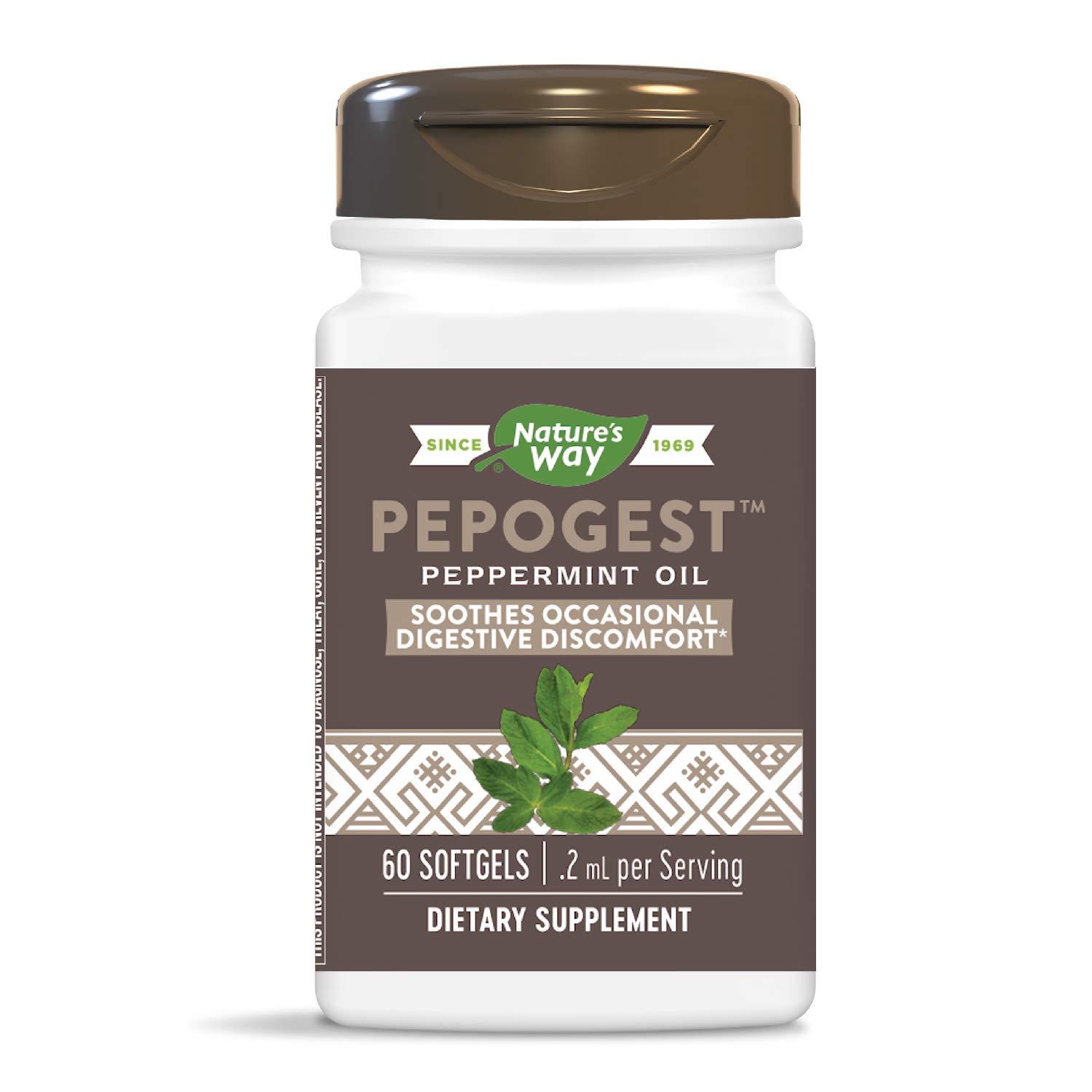 Foto 1 | Suplemento De Aceite De Menta Peppogest De Nature's Way 60 Cápsulas Blandas - Venta Internacional.