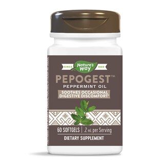 Foto 1 | Suplemento De Aceite De Menta Peppogest De Nature's Way 60 Cápsulas Blandas - Venta Internacional.