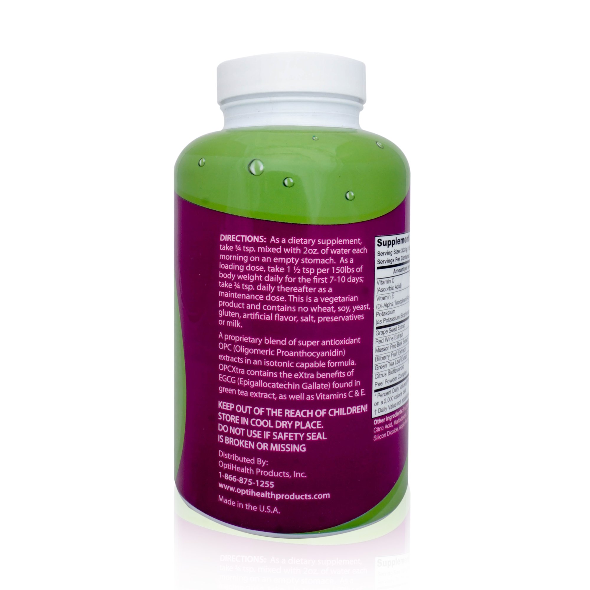 Foto 4 pulgar | Suplemento Optihealth Opcxtra Isotonic Opc, Suministro De 3 Meses - Venta Internacional.