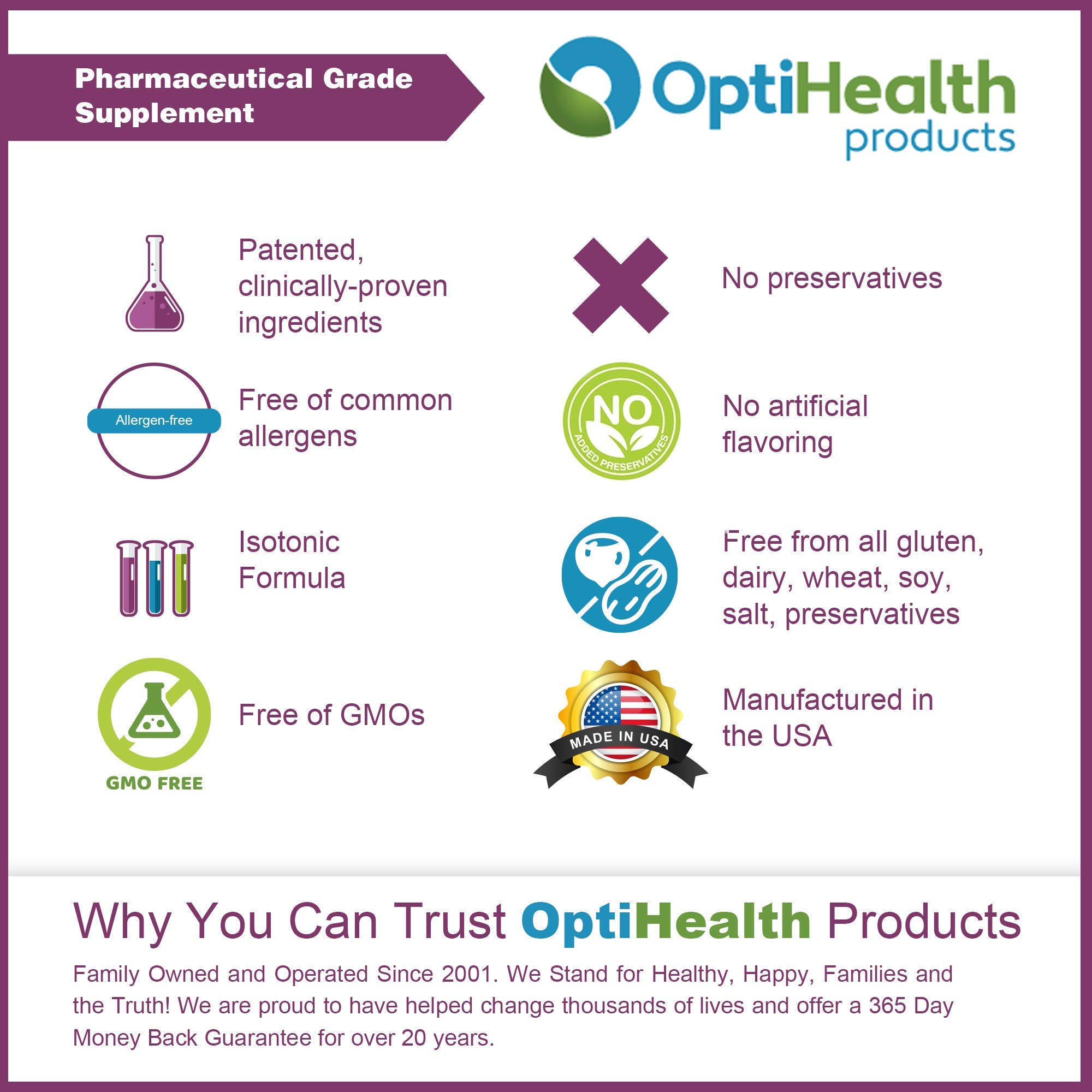 Foto 6 | Suplemento Optihealth Opcxtra Isotonic Opc, Suministro De 3 Meses - Venta Internacional.
