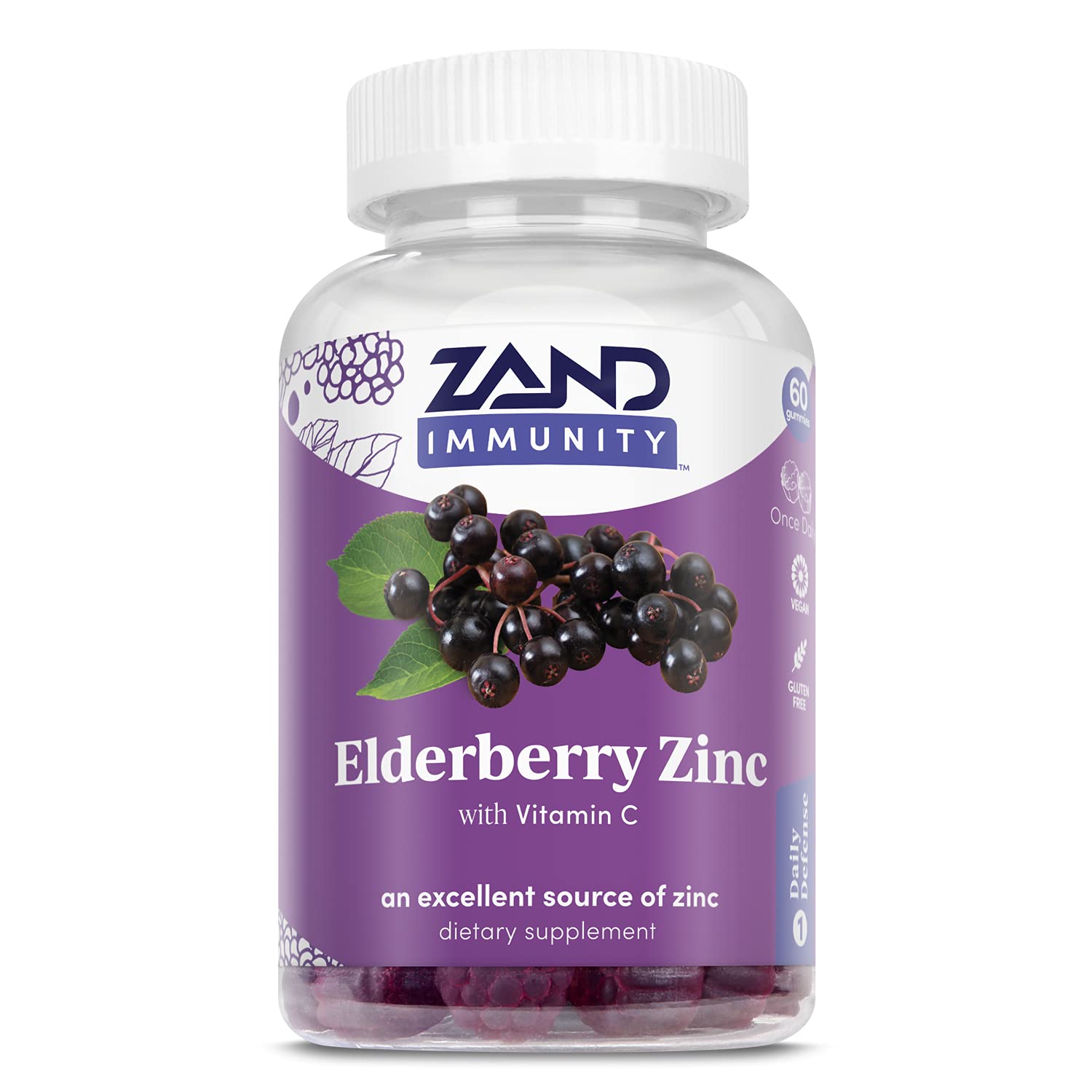 Suplemento Gomitas Zand de Saúco y Zinc para la Inmunidad con Vitamina  - Venta Internacional