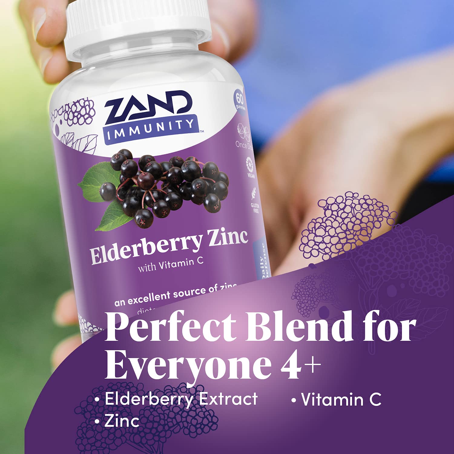 Foto 4 pulgar | Suplemento Gomitas Zand de Saúco y Zinc para la Inmunidad con Vitamina  - Venta Internacional