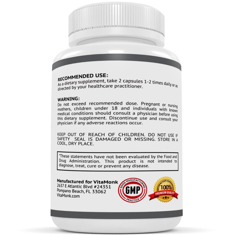 Foto 7 | Suplemento Vitamonk Glycotrax Gplc, Botella De 120 Cápsulas - Venta Internacional.