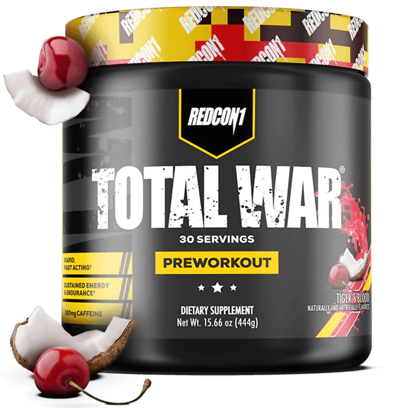 Pre Workout Redcon-1 Total War L Citrulina Ácido Málico - Venta Internacional.