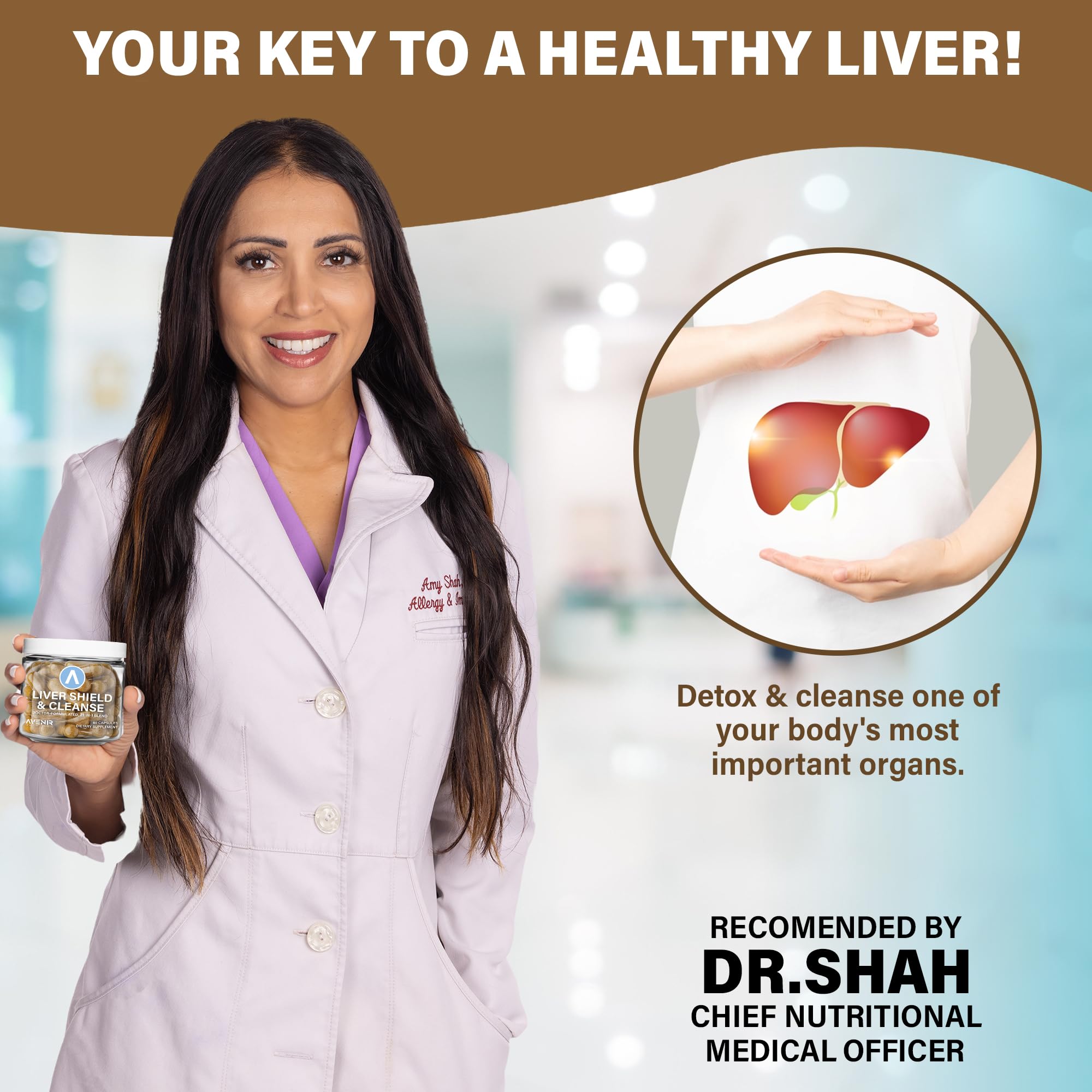 Foto 6 | Suplemento Hepático Avenir Nutrition Liver Shield 60 Cápsulas - Venta Internacional.