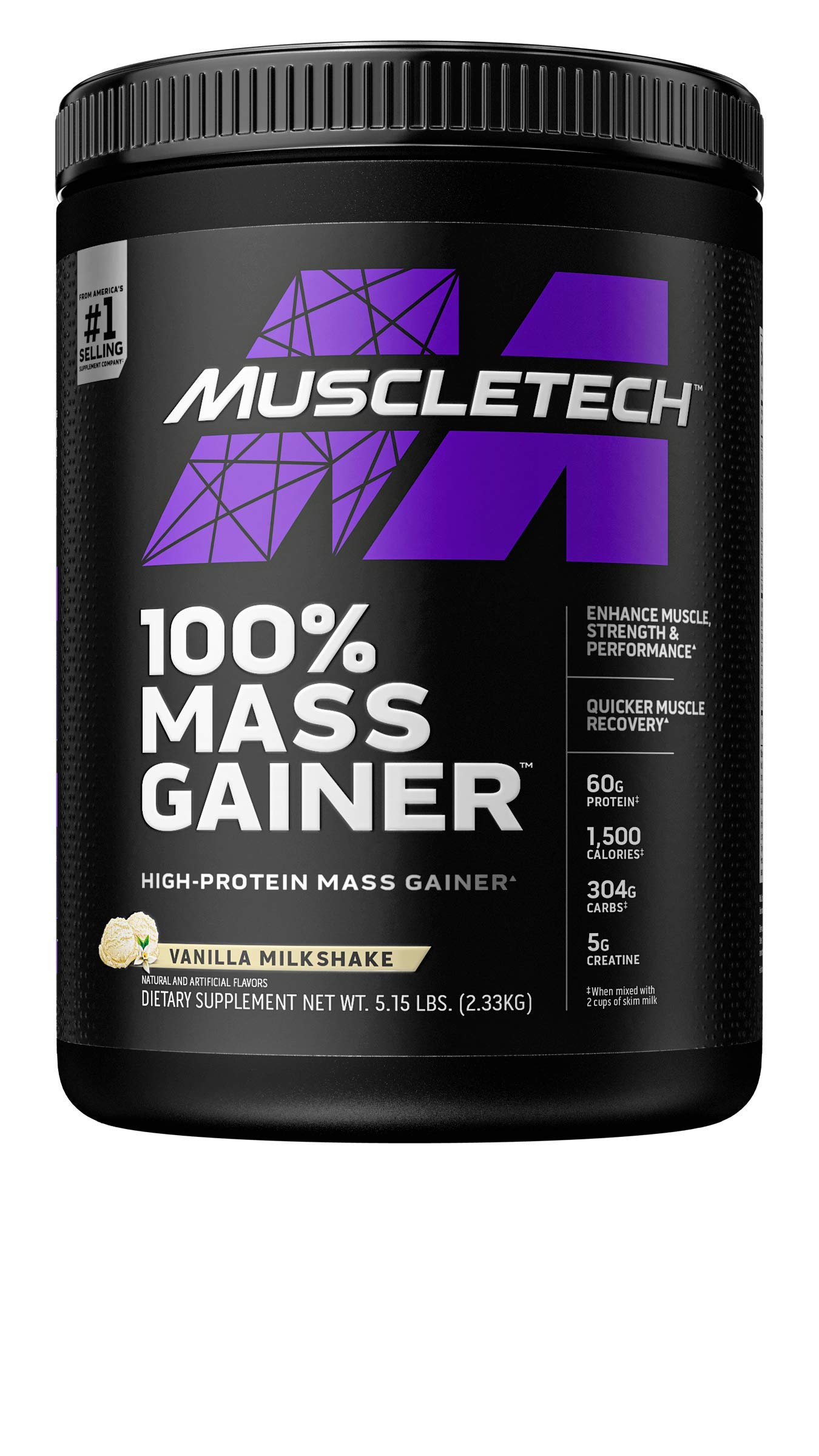Foto 1 | Proteína En Polvo Mass Gainer Muscletech 100% Mass Gainer, 2,34 Kg - Venta Internacional.